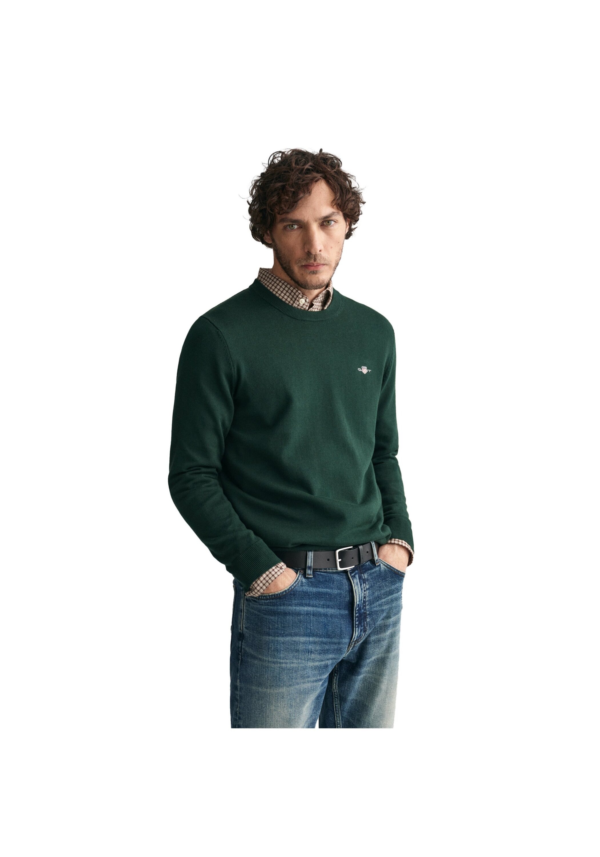 Gant Sweater "Strickpullover CLASSIC COTTON C-NECK" günstig online kaufen