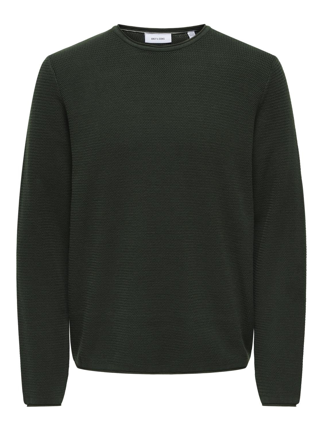 ONLY & SONS Strickpullover »ONSERIC REG 12 STRUC CREW KNIT«