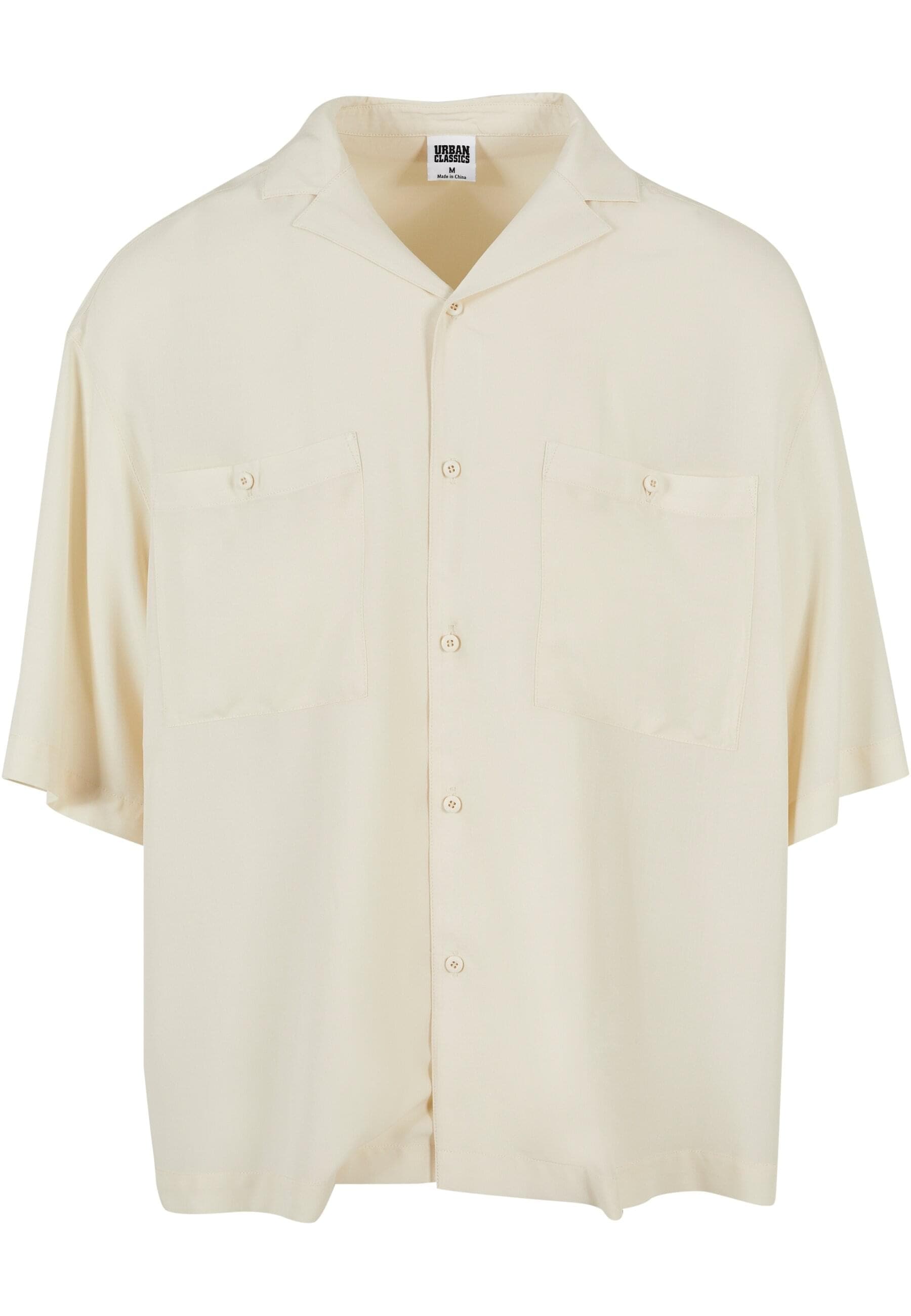 URBAN CLASSICS Langarmhemd "Urban Classics Herren Oversized Resort Shirt" 1 günstig online kaufen