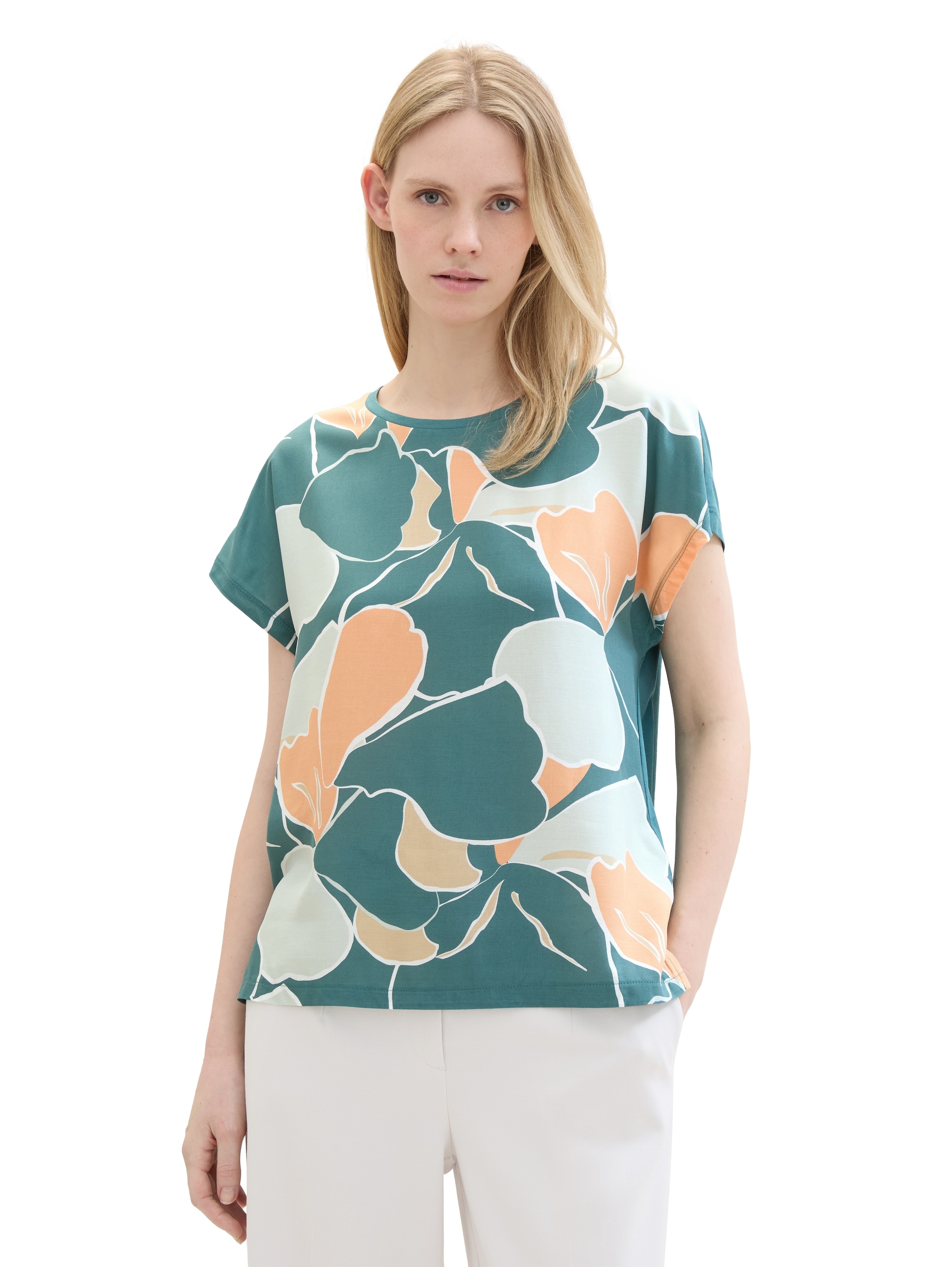 TOM TAILOR T-Shirt, mit Allover-Print