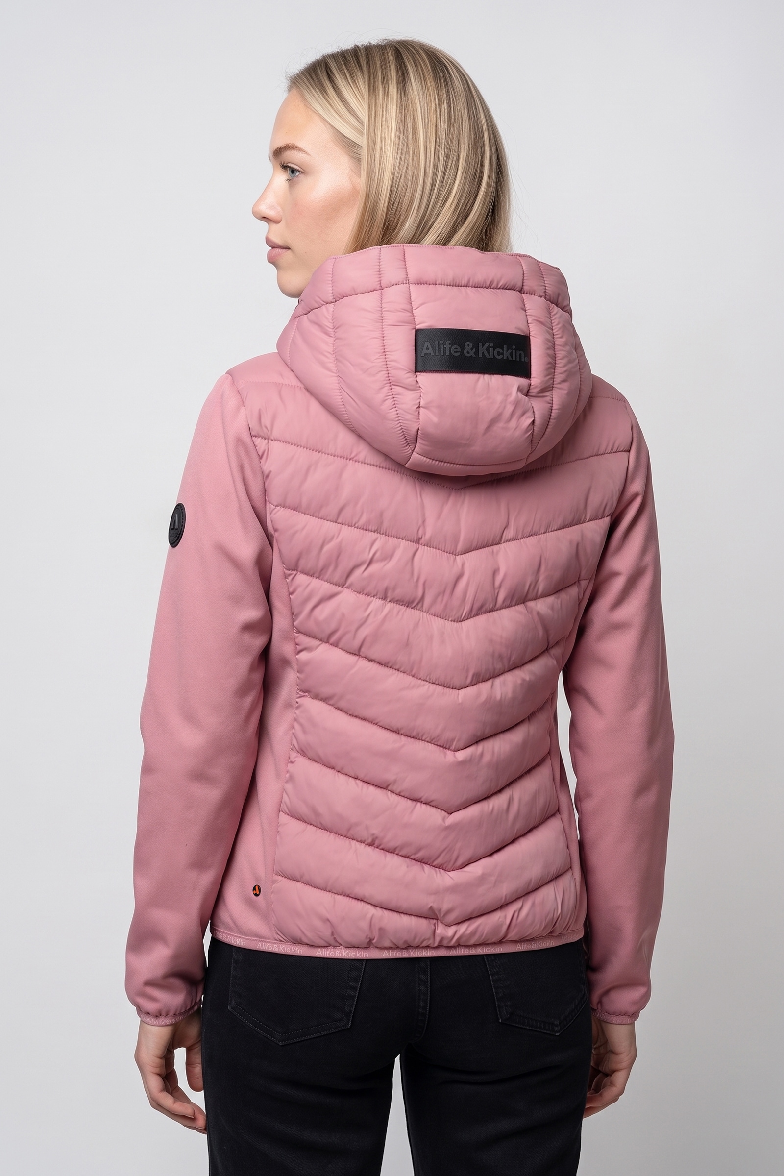 Alife & Kickin Sommerjacke »Damen ZeliaAK A Übergangsjacke, Jacke« Gesteppte Front, verstellbare Kapuze, zwei Reißverschlusstaschen