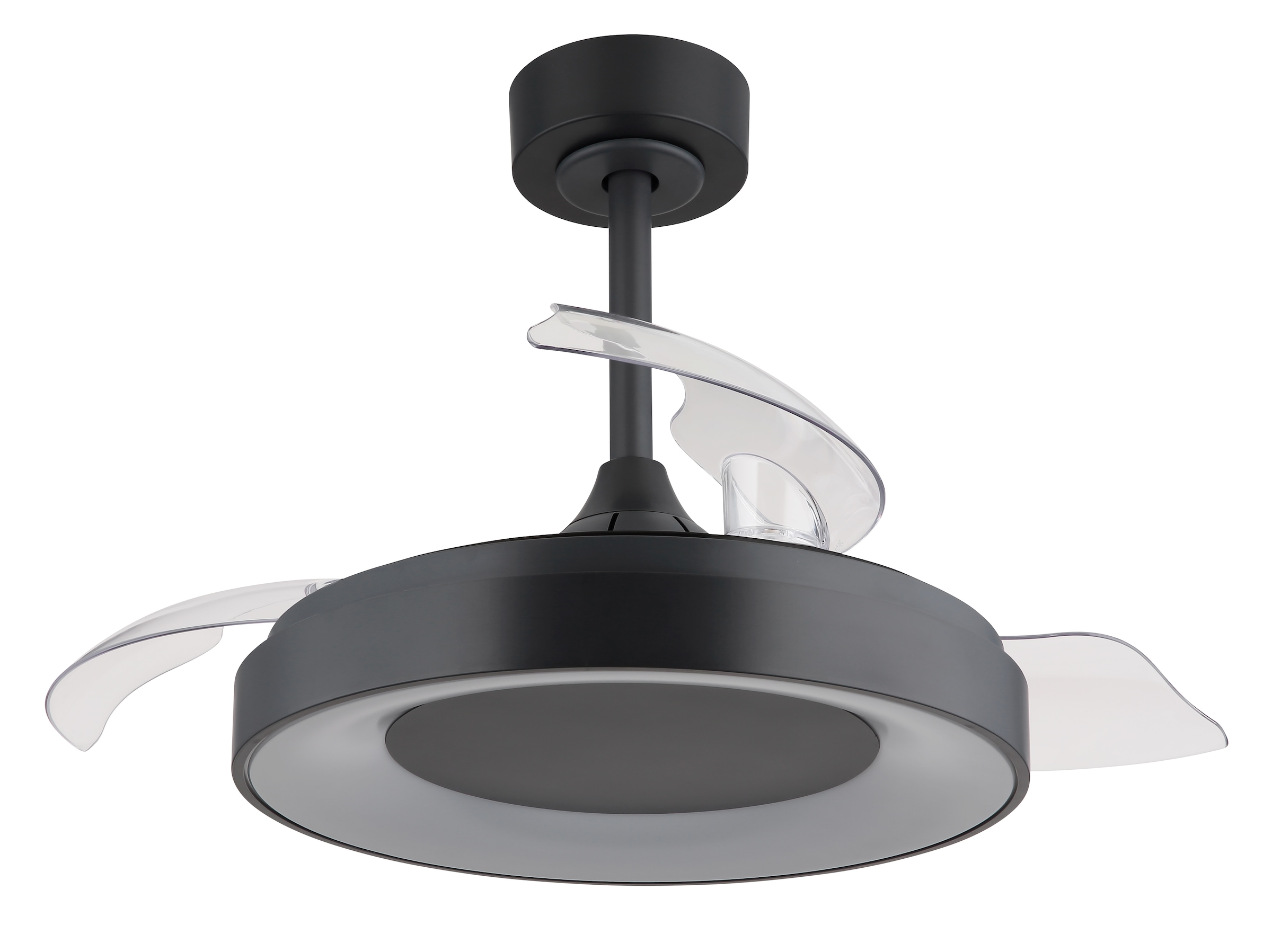 GLOBO LIGHTING Deckenleuchte »ELINA«, Leuchtmittel LED-Modul | LED fest integriert, Ventilator / Schlafzimmer / Wohnzimmer / Arbeitszimmer/ rund /3 Flügel