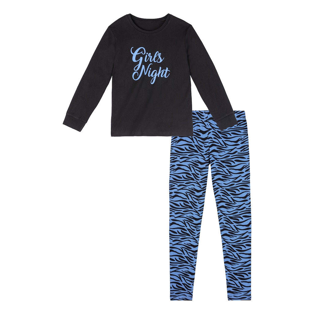 Buffalo Pyjama, mit Zebra-Muster