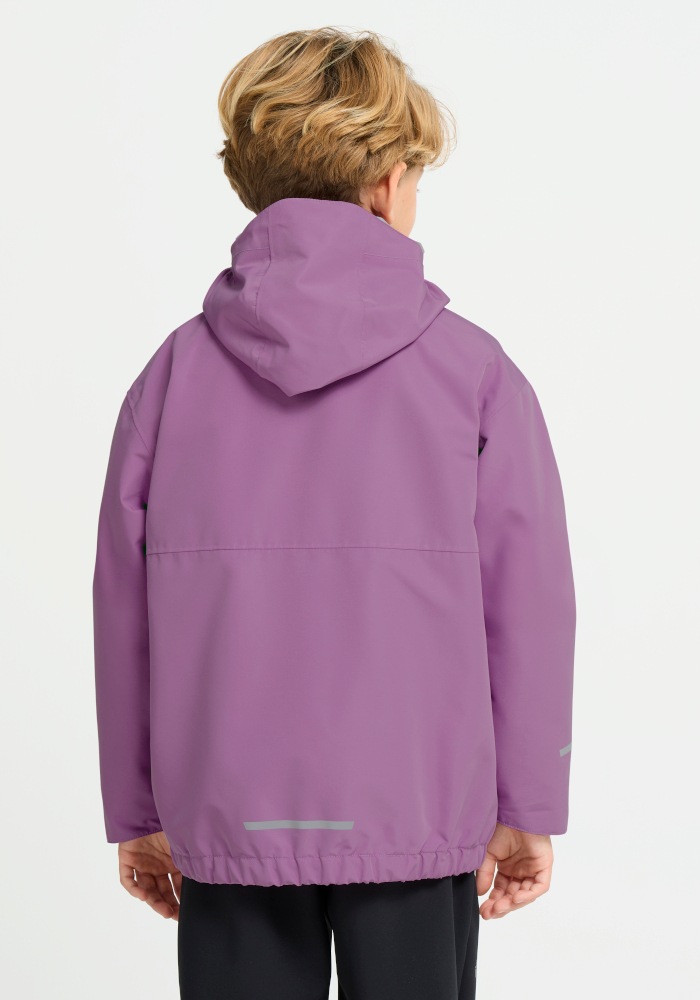 Jack Wolfskin 3-in-1-Funktionsjacke »ICELAND 3IN1 PRINT JKT K« mit Kapuze Alwetterjacke für Kinder, wasser- und winddicht, warm
