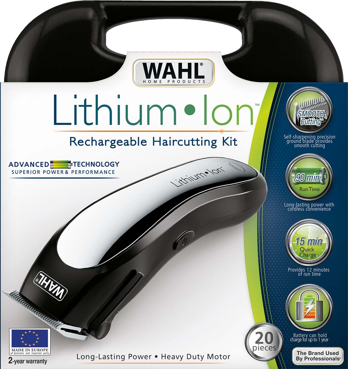 Wahl Haarschneider »Lithium Ion Clipper«, 10 Aufsätze