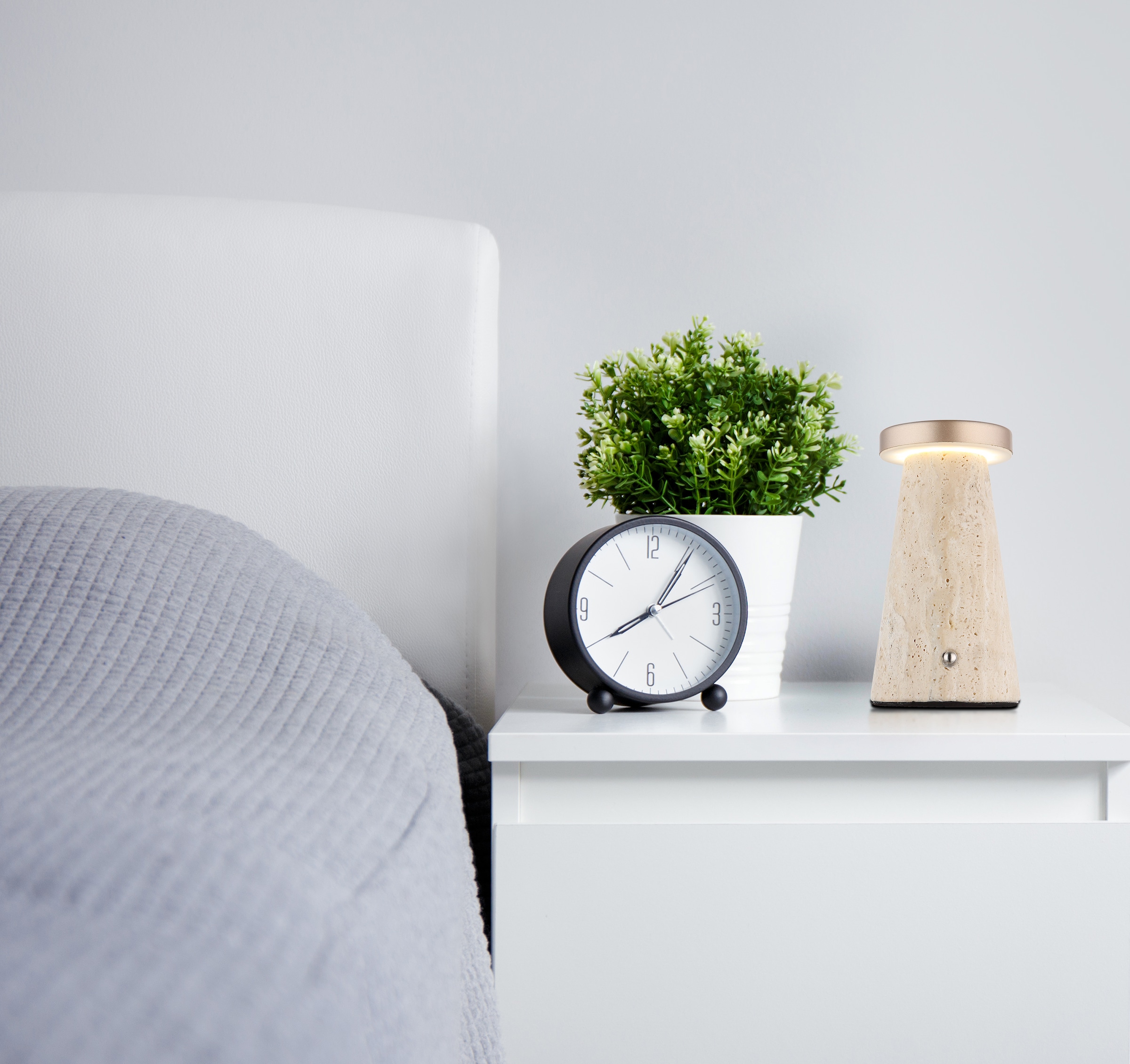 GLOBO LIGHTING Tischleuchte »ADINA« LED-Modul 1 Stk. Akku Tischleuchte für Wohn- & Schlafzimmer