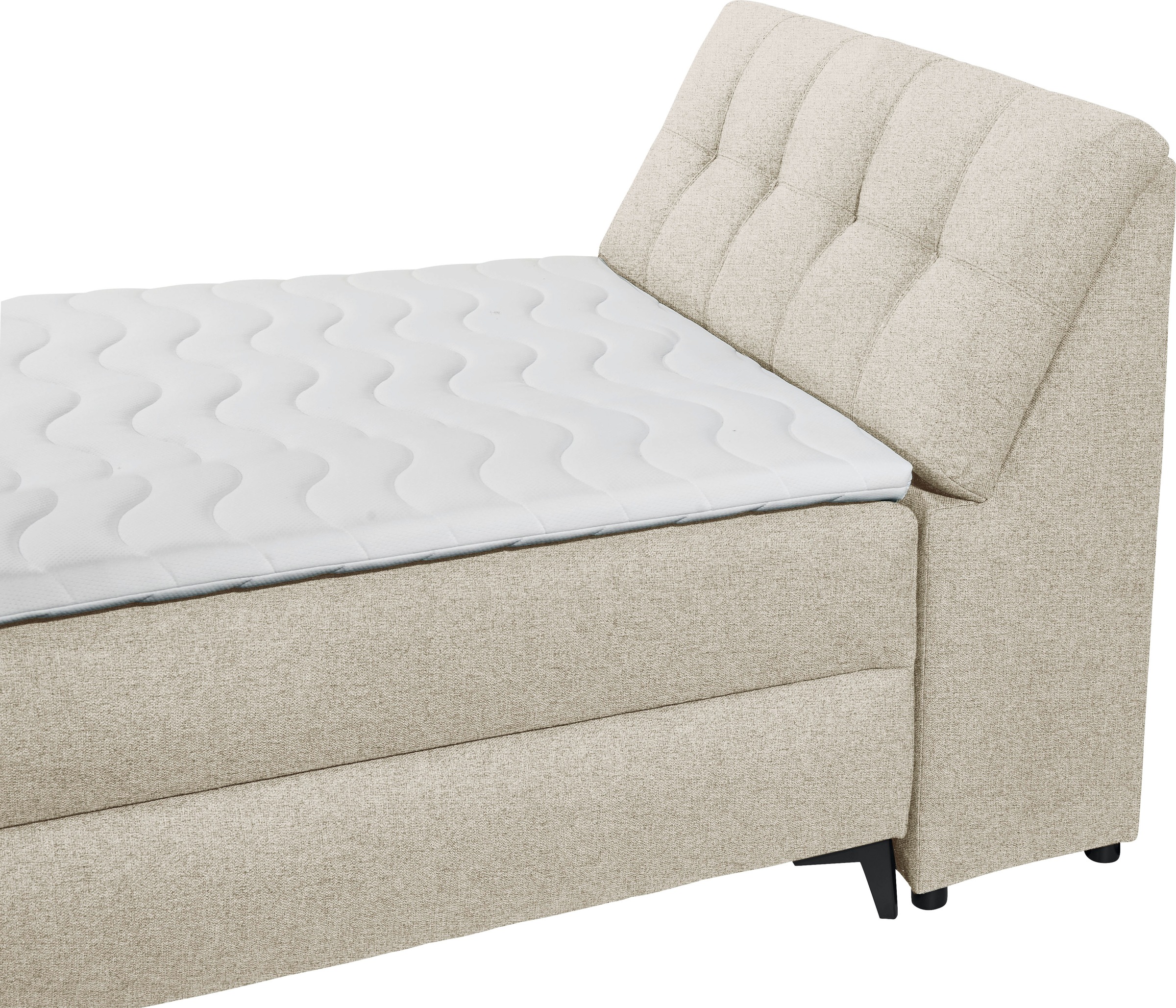 ED EXCITING DESIGN Boxbett »Atlantis«, mit Bettkasten und Stauraum im Kopfteil