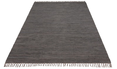 Lüttenhütt Teppich »Paul«, rechteckig, 5 mm Höhe, handgewebt, beidseitig verwendbar,... kaufen