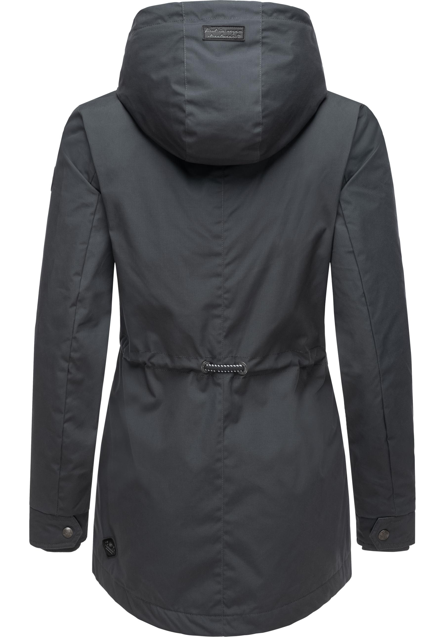 Ragwear Winterjacke »Monadis Black Label«, mit Kapuze, stylischer Winterparka für die kalte Jahreszeit
