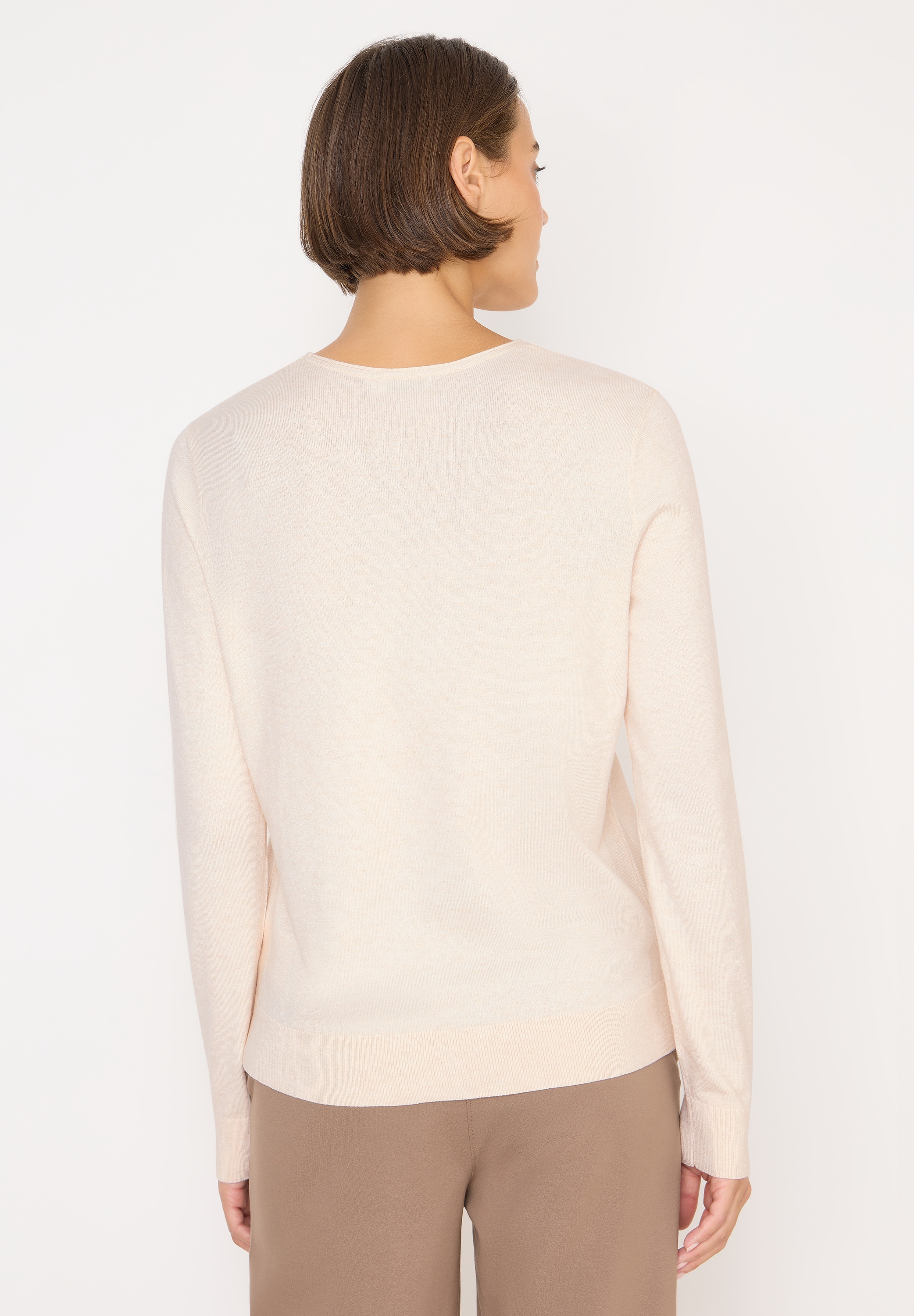 Cecil Strickpullover, mit Materialmix