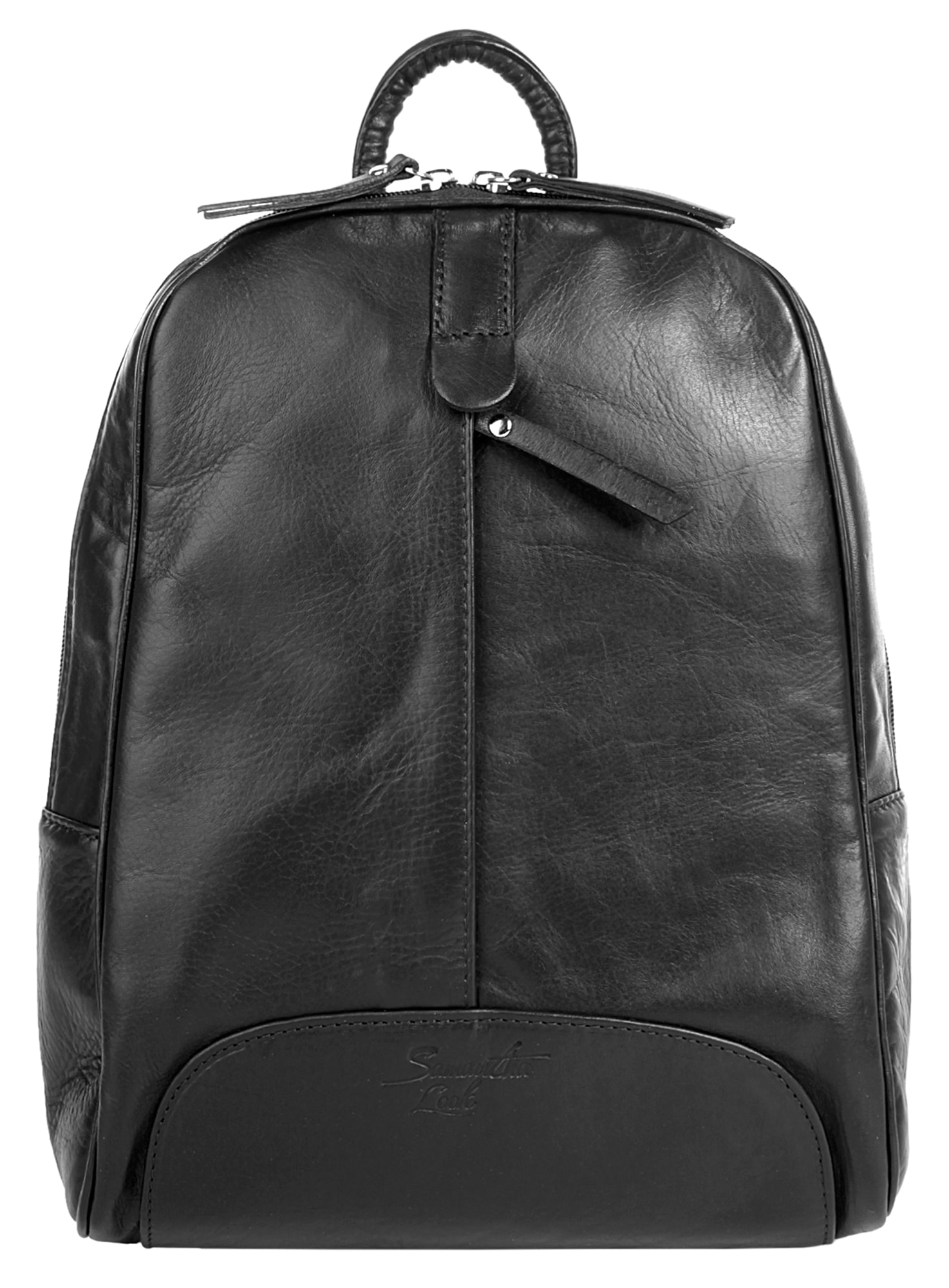 Samantha Look Cityrucksack, echt Leder, Made in Italy