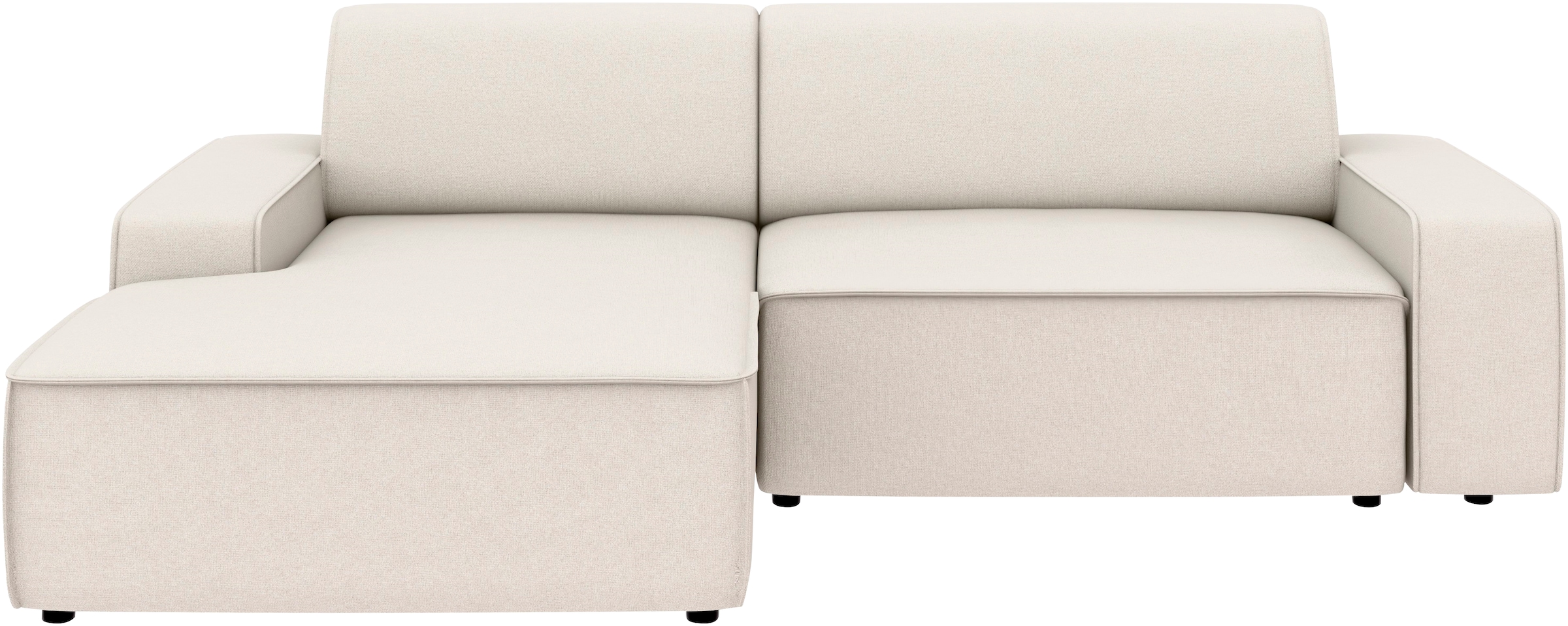 TRENDMANUFAKTUR Ecksofa »Graz, wahlweise mit Sitzvorschub und Bettkasten, L-Form, Breite 246 cm«, in Cord-, haustierfreundlichem LEO Struktur- oder LUMOS-3D-Bezug