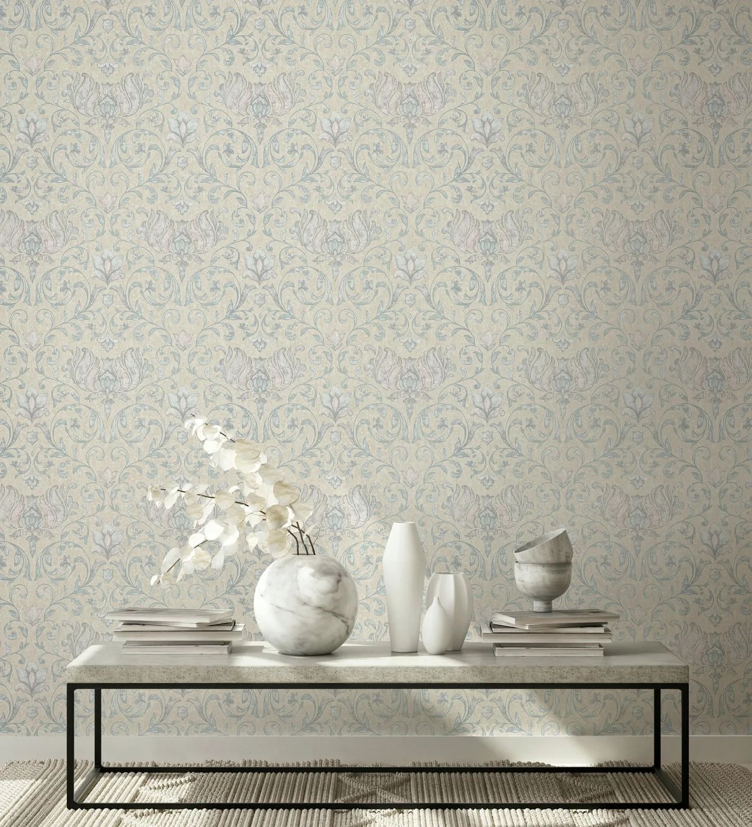 Marburg Vliestapete "Tapete Shape Depth" floral geprägt moderne Vliestapete für Wohnzimmer Schlafzimmer Küche