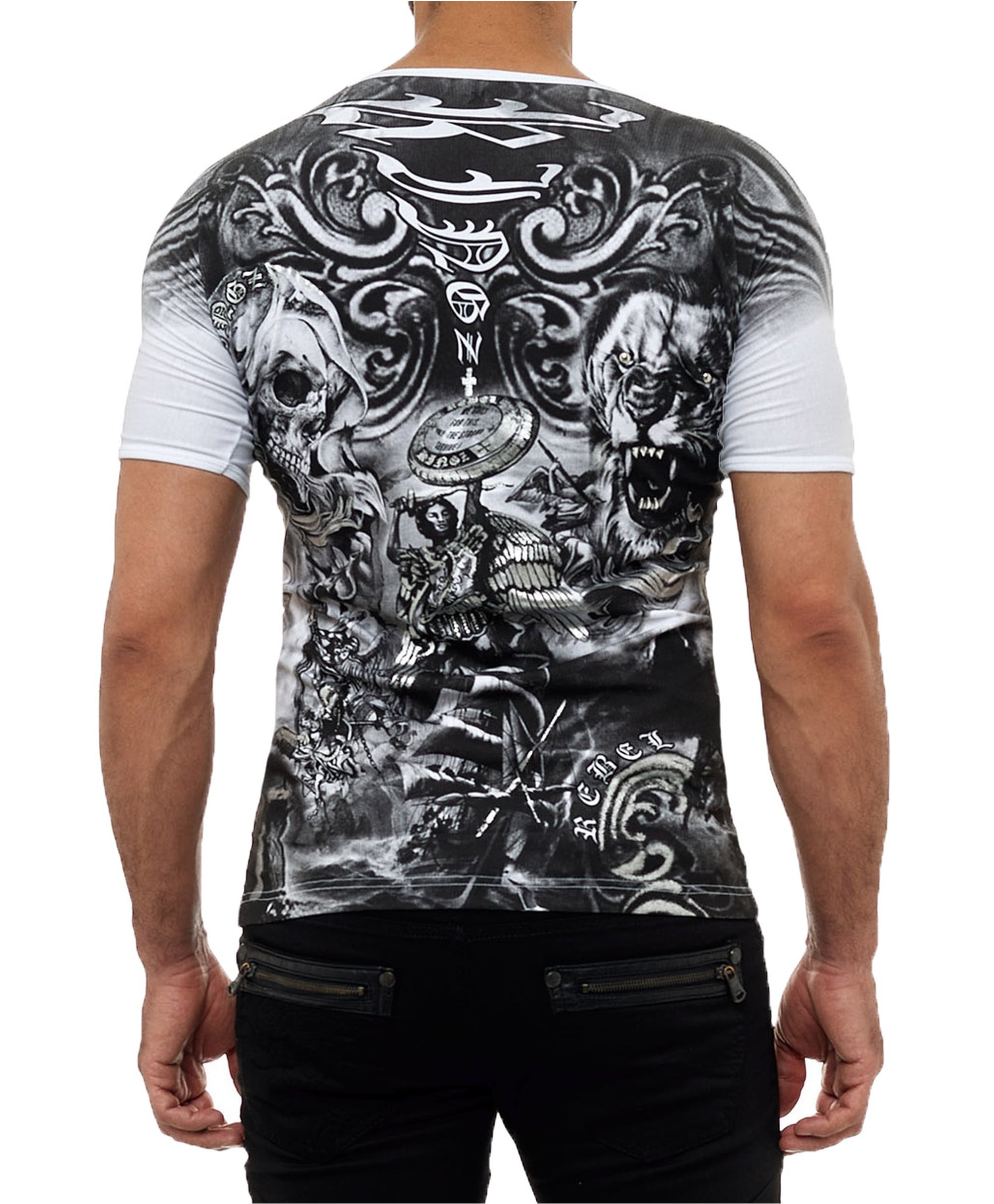 KINGZ T-Shirt, mit einem ausgefallenen Design