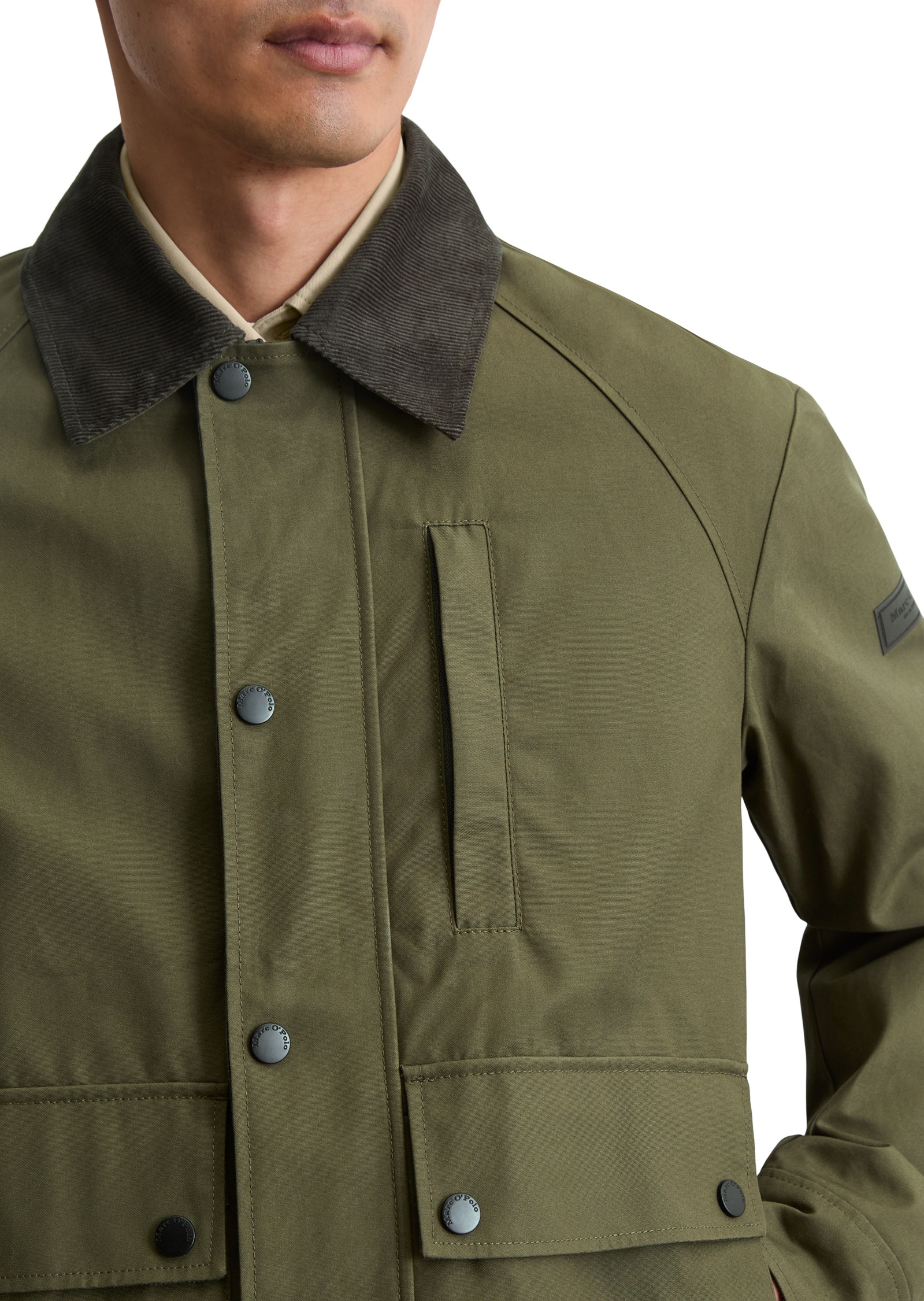 Marc O'Polo Outdoorjacke »aus wasserabweisendem Dry Wax Cotton«