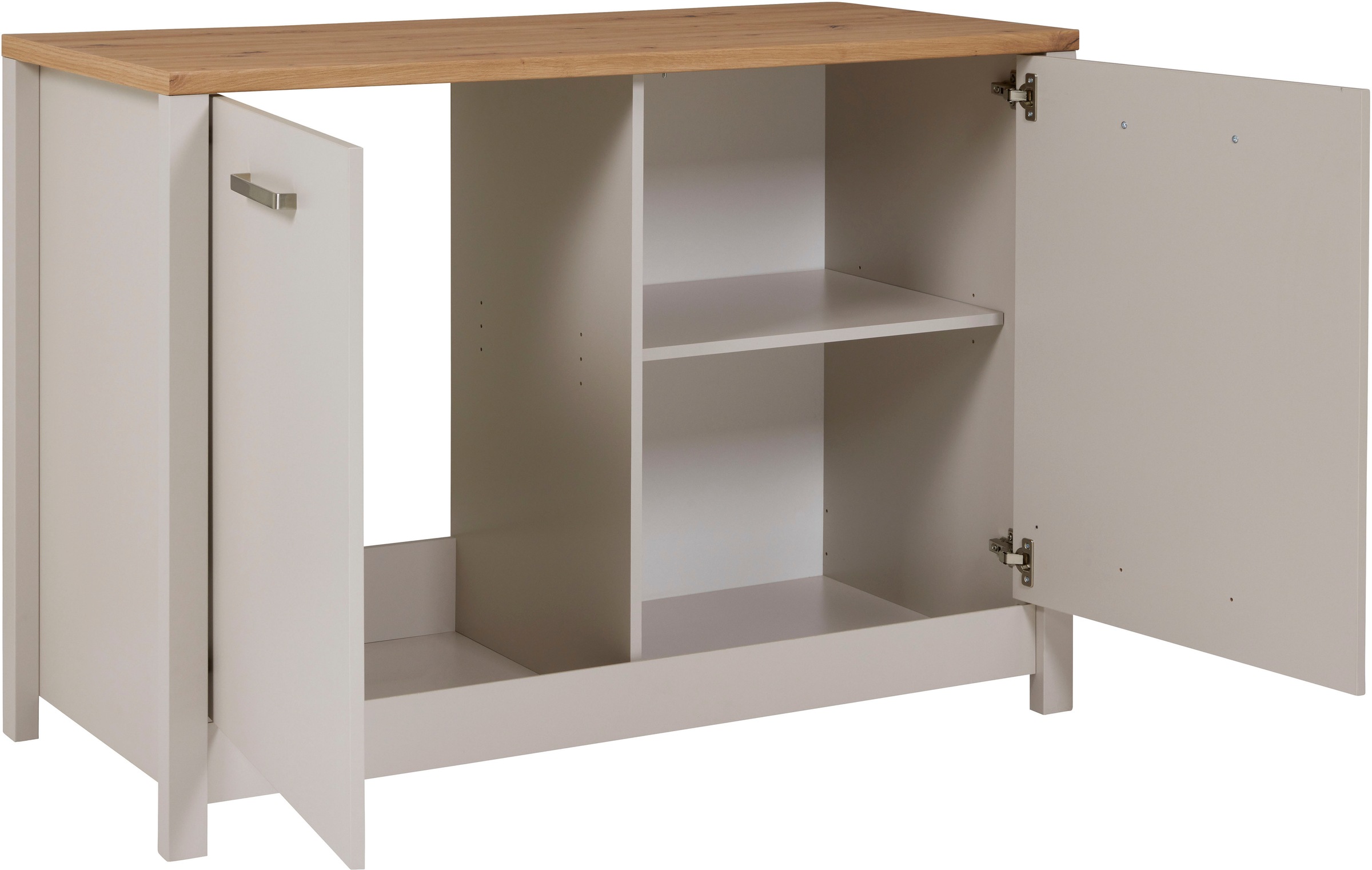 Inter Link Küchenzeile »Pienza, Einbauküche, Küchenblock, Küchenmodul, Kompaktküche« Ohne E-Geräte für Spülmaschine Kochfeld Backofen Kühlschrank B: 300 cm