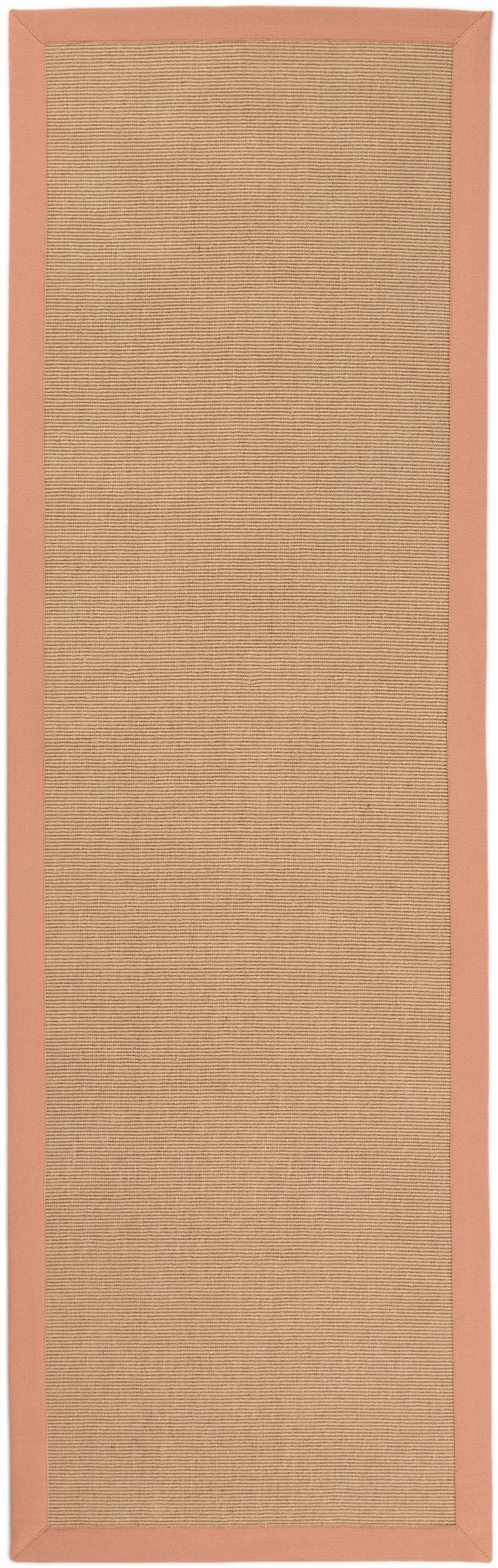 carpetfine Läufer »Sisal«, rechteckig, 5 mm Höhe, mit farbiger Bordüre, Anti Rutsch Rückseite