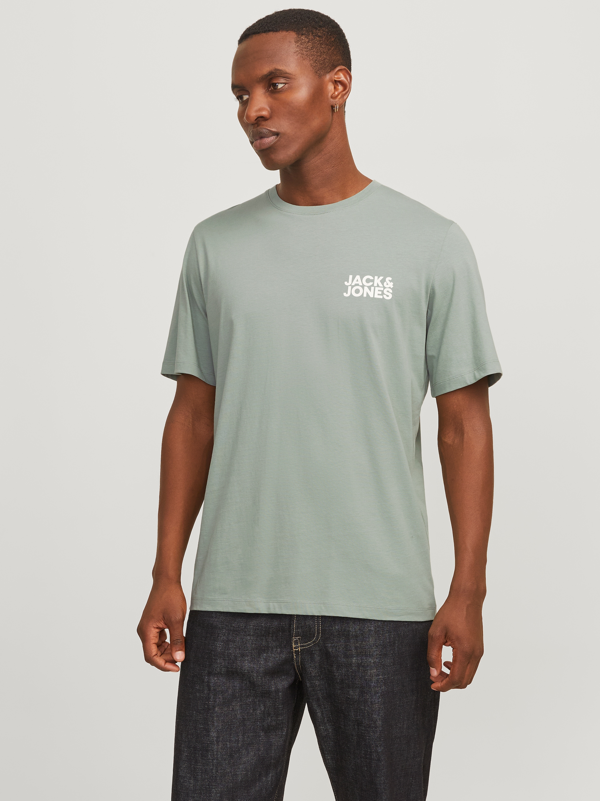 Jack & Jones Rundhalsshirt "JJECORP mit Logo-Print und klassischem Rundhals günstig online kaufen