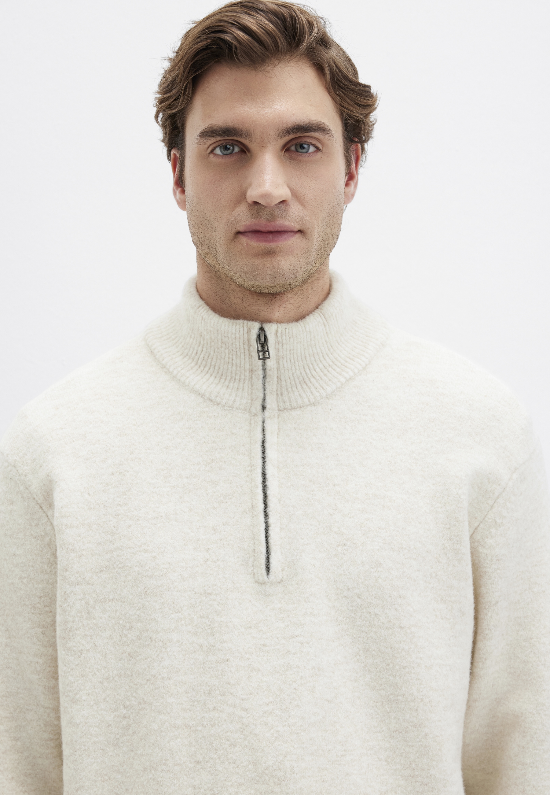 Mavi Troyer »HALF ZIP SWEATER«
