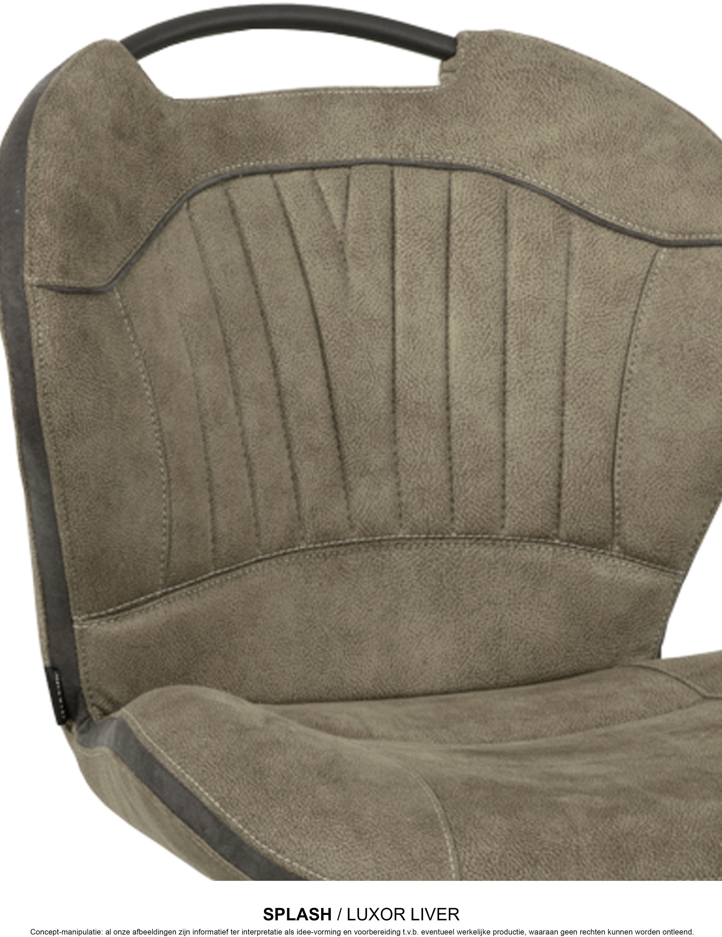 OMG Design Esszimmerstuhl »Splash« (Set) 2 Stk.Esszimmerstuhl, pflegeleichter Bezug, mit Handgriff