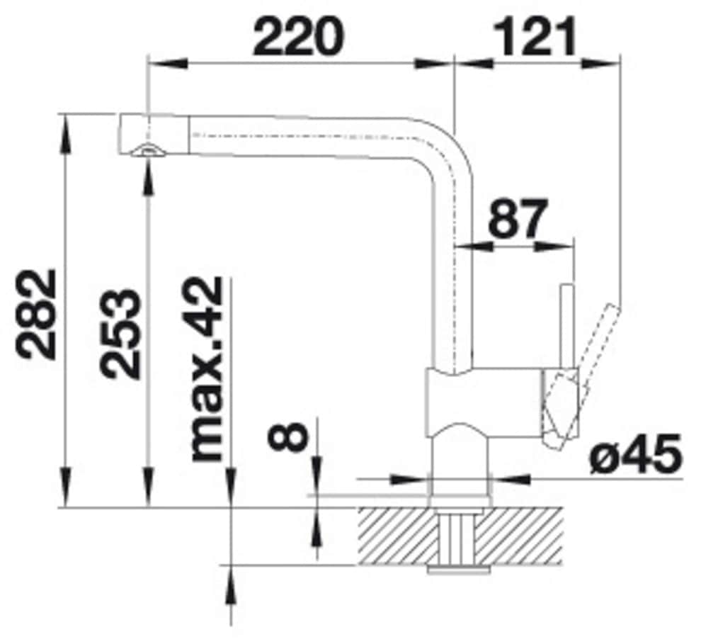 Blanco Einbaumülleimer »LINUS« Edelstahl massiv, PVD Steel Hochdruck