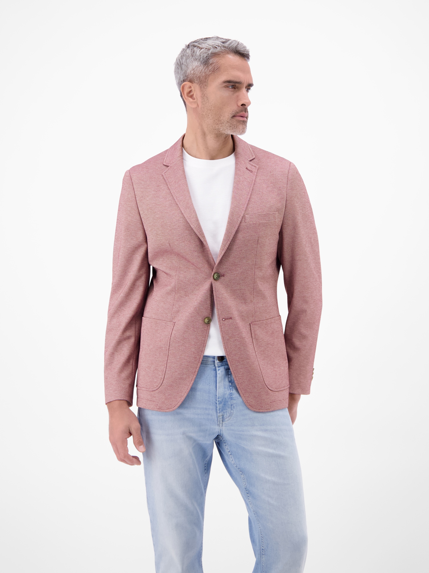 LERROS "Jerseyblazer in Strickoptik"