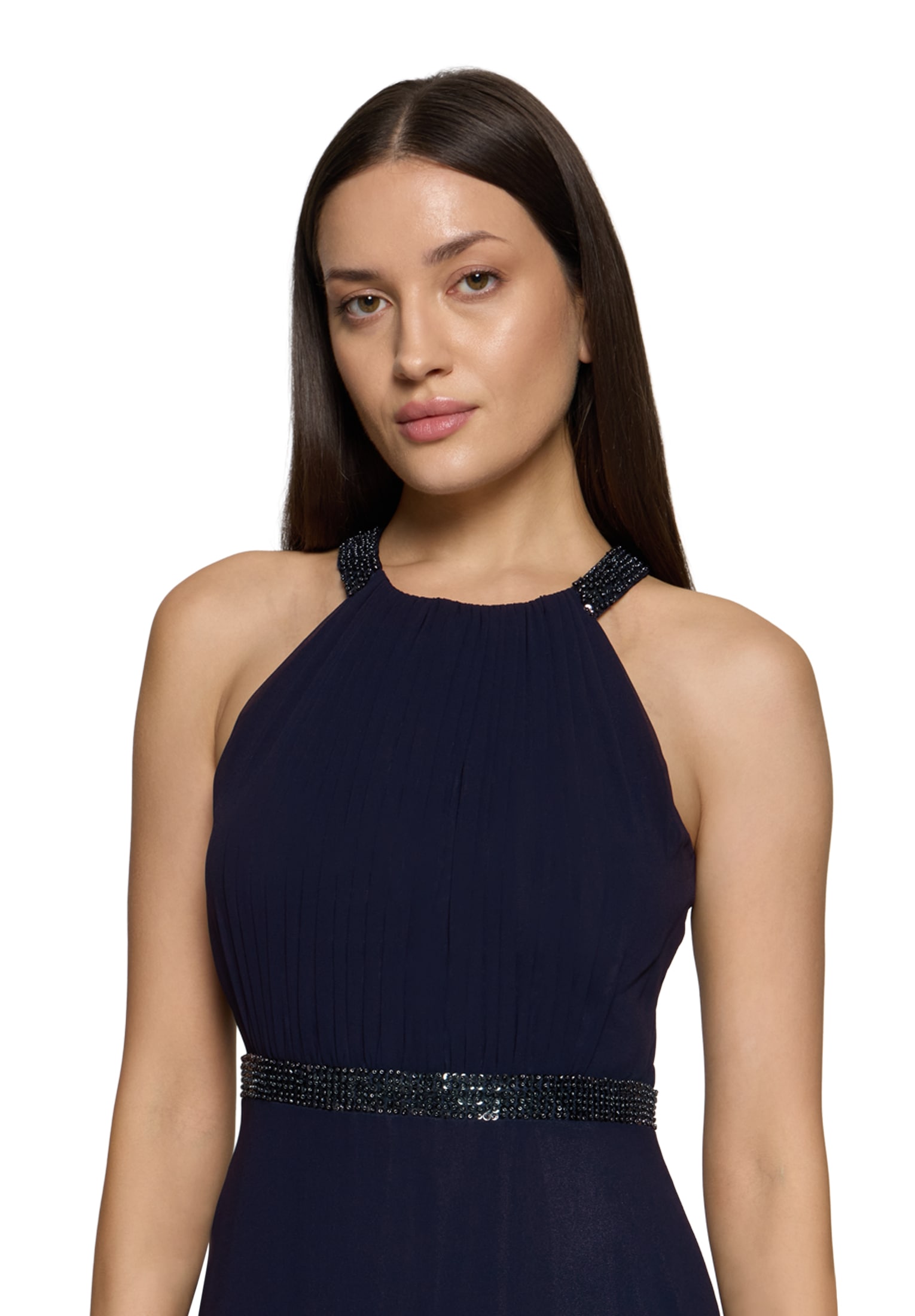 Vera Mont Abendkleid »Damen rückenfrei« Ohne Tasche Pailletten