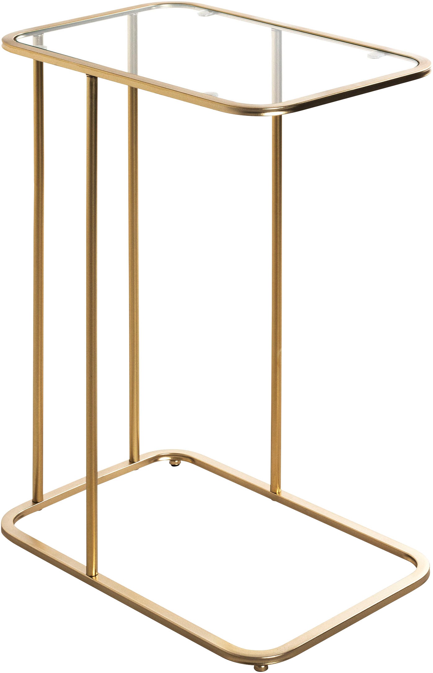 HAKU Beistelltisch »Sofatisch, Wohnzimmertisch« 1 Stk. tlg. rechteckig - aus Metall Gold B/T/H 45/30/65 cm