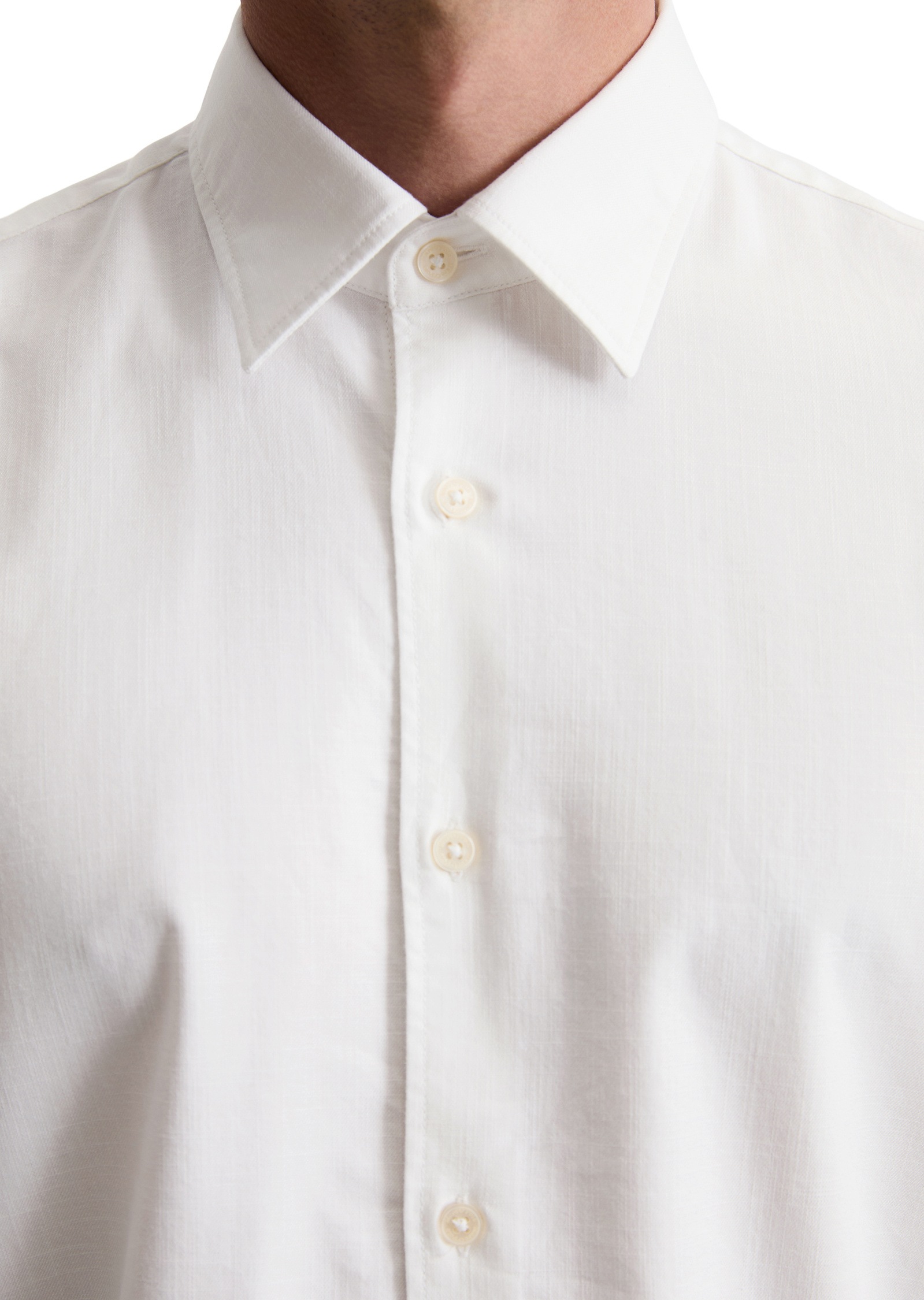 Marc O'Polo Langarmhemd »aus Bio-Baumwolle und TENCEL™ Lyocell«
