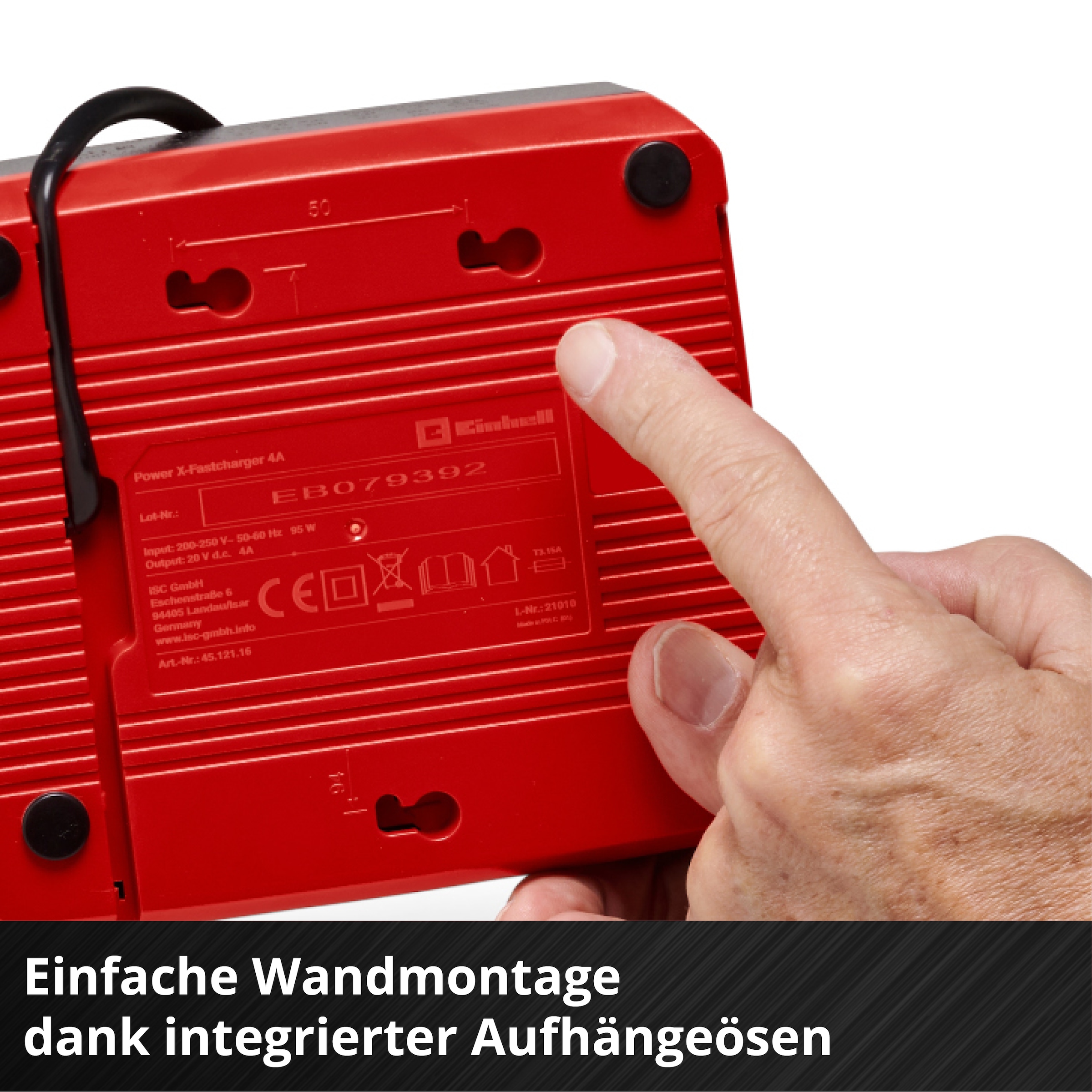 Einhell Akku »PXC-Starter-Kit 5,2Ah & 4A Fastcharger«, 18,0 V, inklusive Schnellladegerät