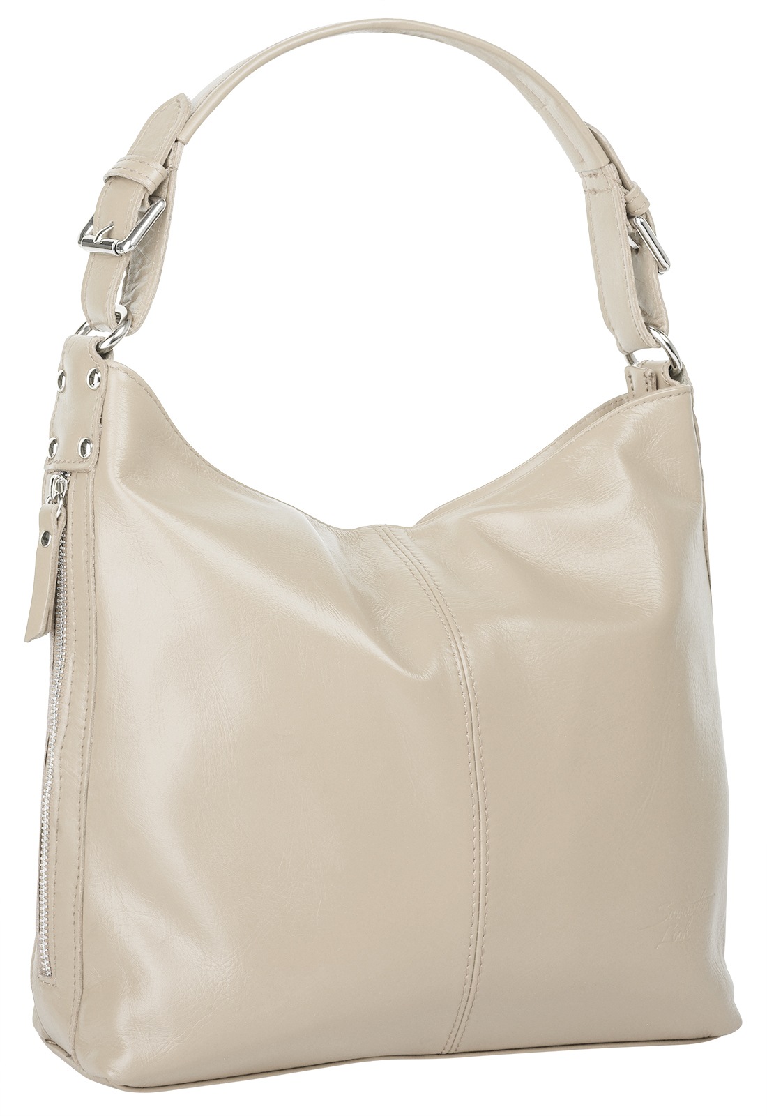 Thumbnail - Samantha Look Henkeltasche, echt Leder, Made in Italy