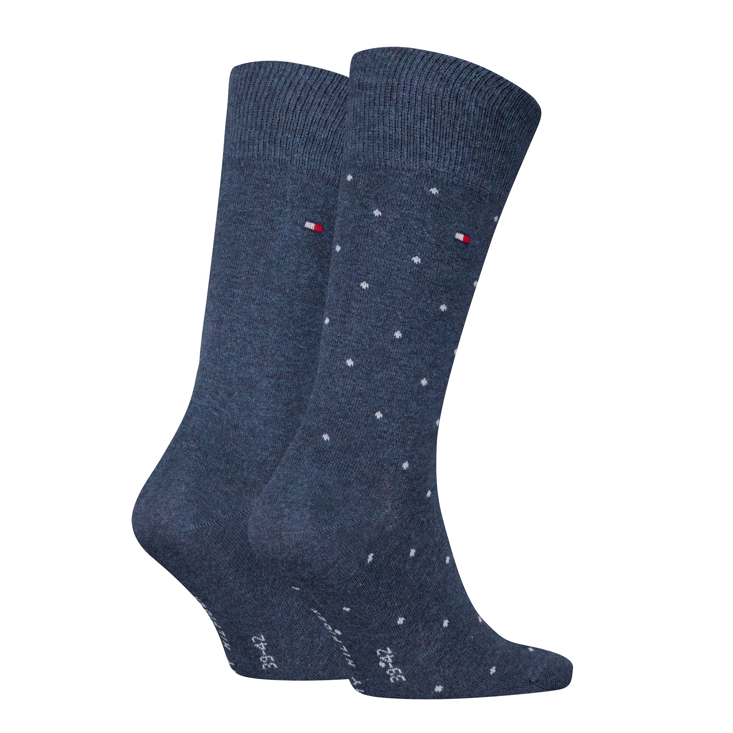 Tommy Hilfiger Socken »TH MEN SOCK 2P DOT« 2 Paar, 2 Paar tlg. mit klassischer Markenprägung