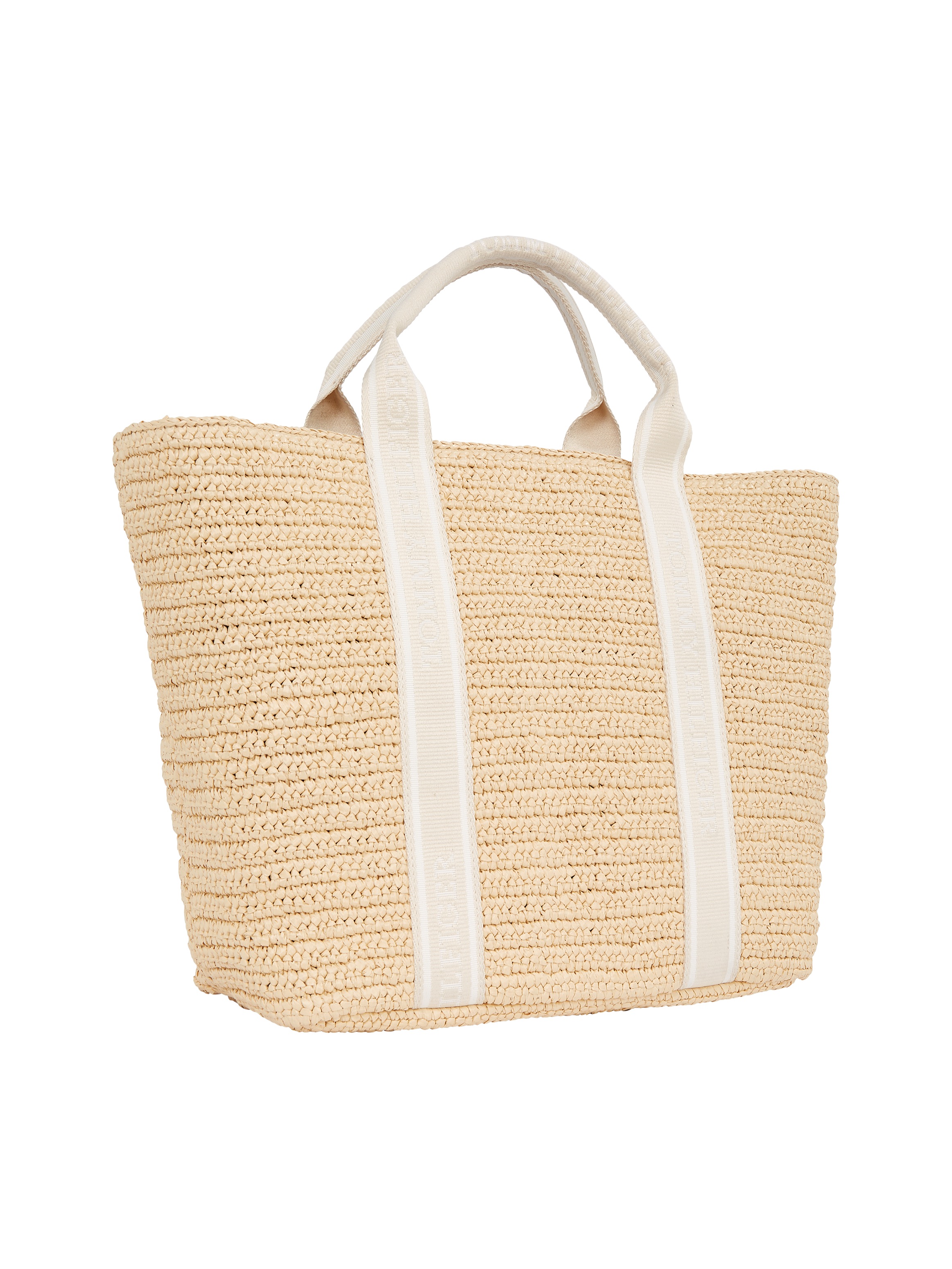 Tommy Hilfiger Tragetasche "TH SPRING LOGO TOTE", Damen Henkeltasche, Stran günstig online kaufen