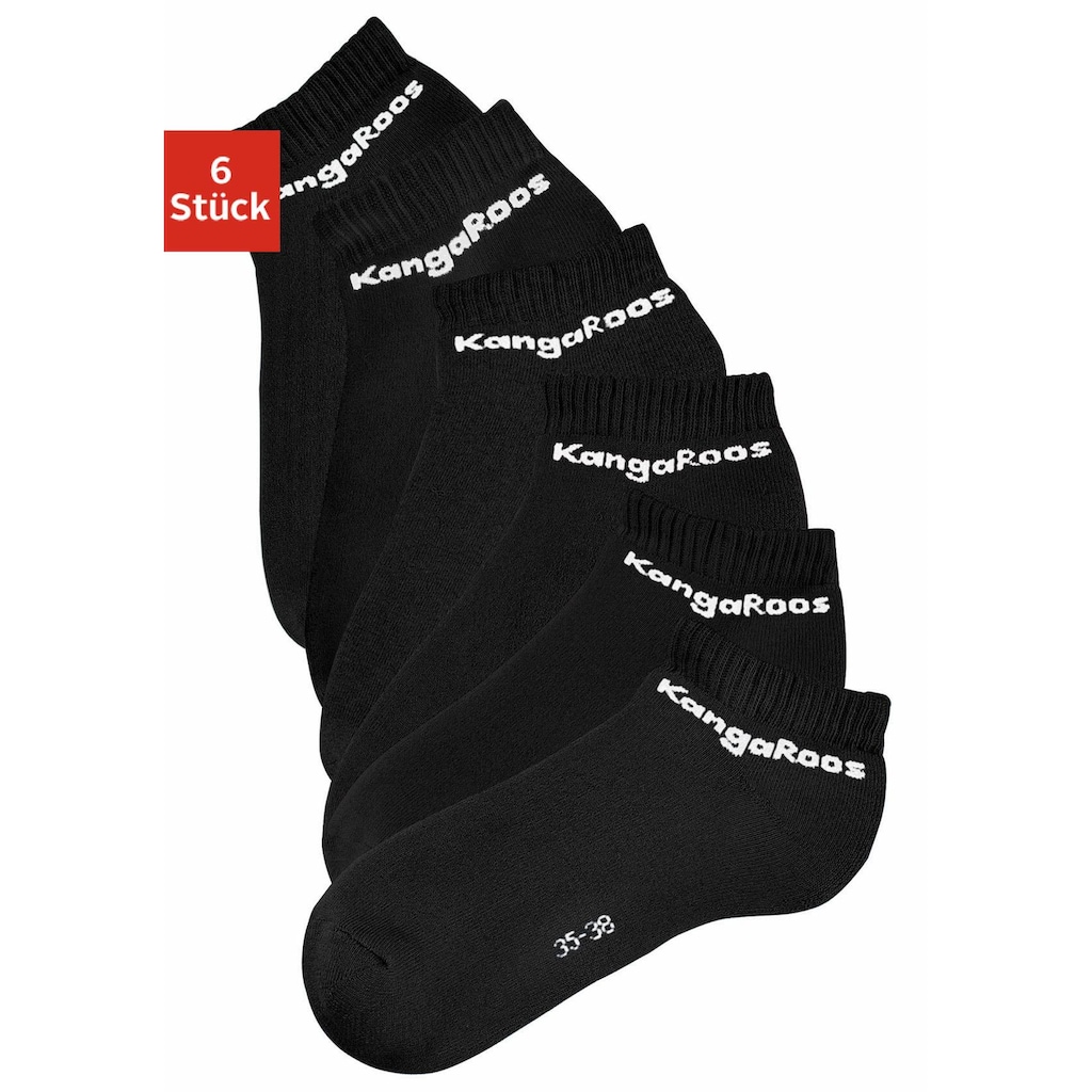 KangaROOS Sneakersocken, (Set, 6 Paar)