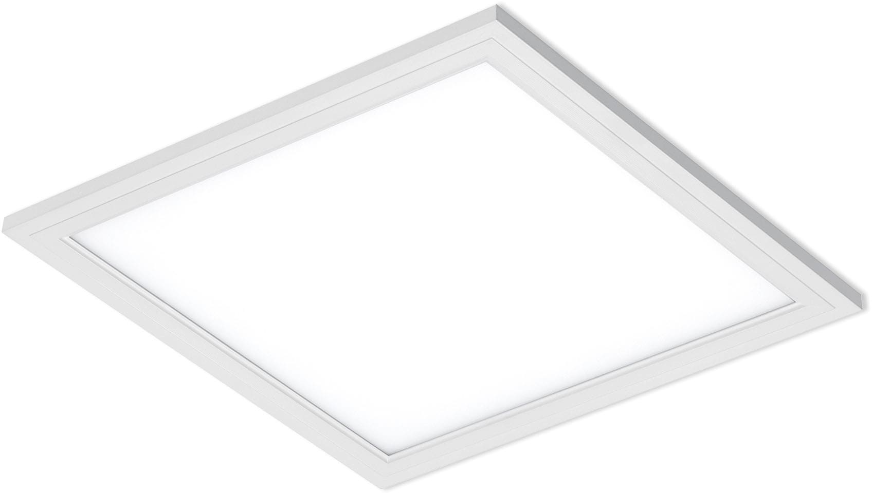 LED Panel »7191016 SIMPLE«, 1 flammig, Deckenlampe, 29,5x29,5x5,5cm, Weiß, 12W,...