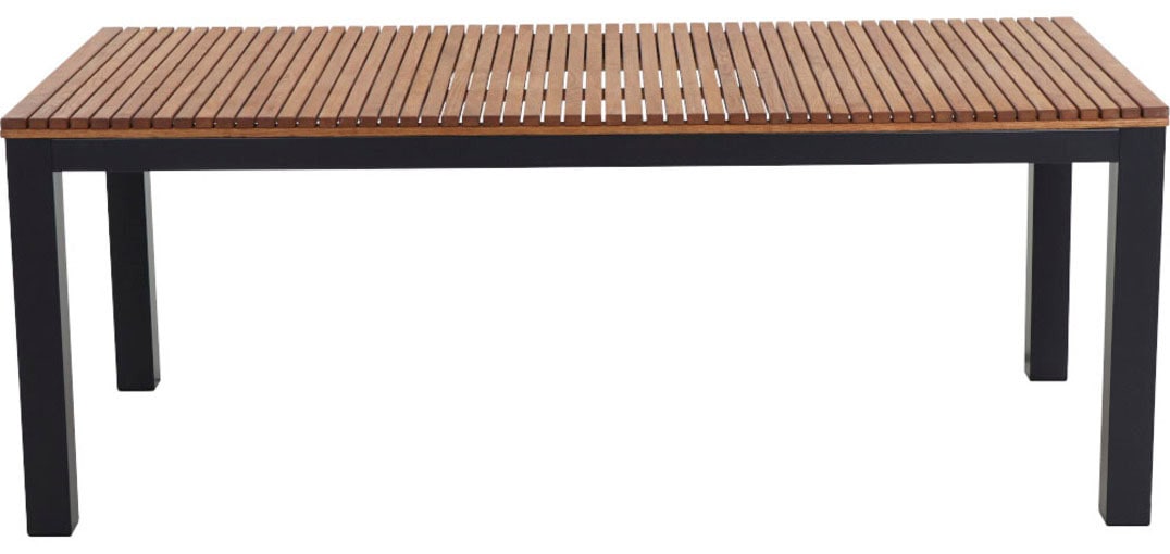 Siena Garden Gartentisch "Bozen" 1 Stk. tlg. BxTxH: 100x220x76 cm, Alu grap günstig online kaufen