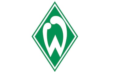 Wandtattoo »Fußball Werder Bremen Logo«, (Set, 1 St.), selbstklebend, entfernbar