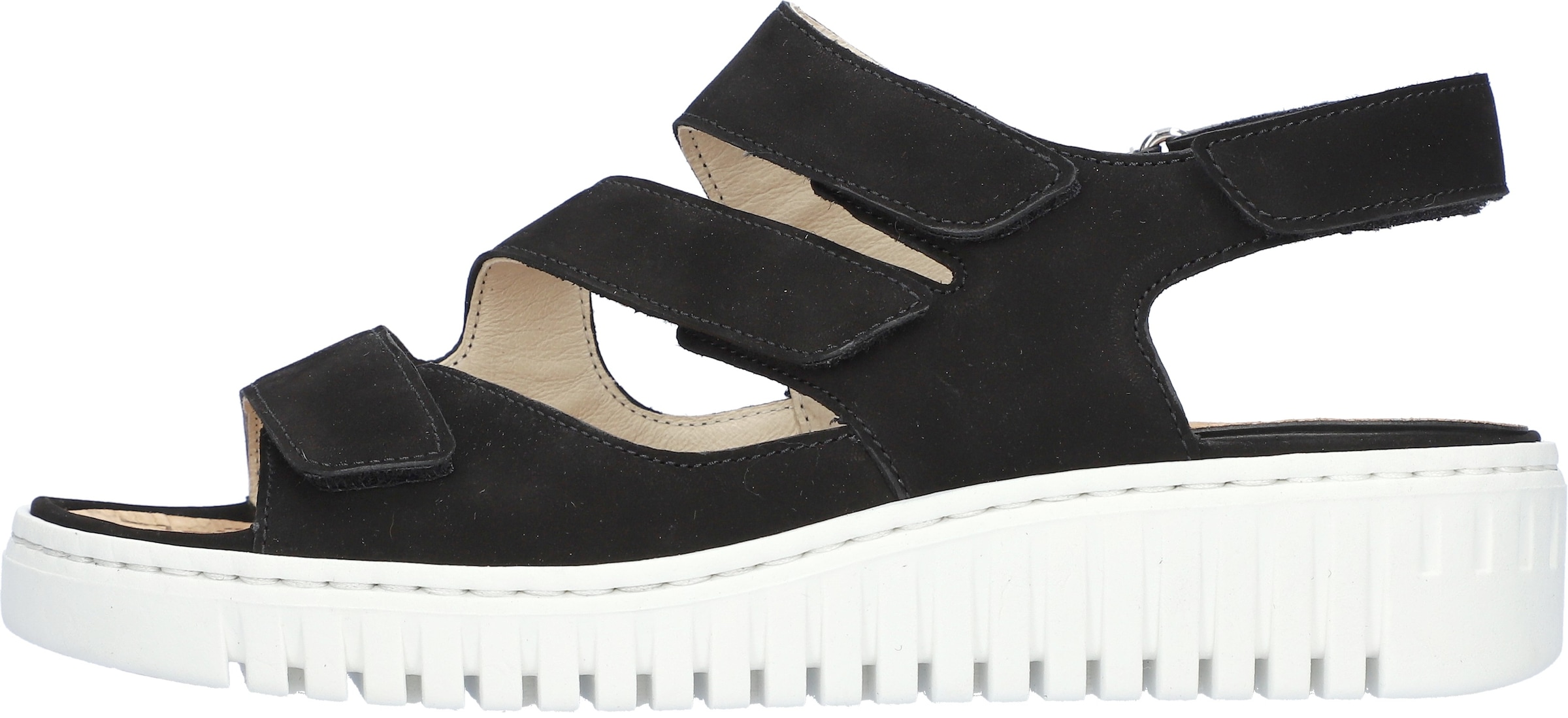 Waldläufer Keilsandalette »H-Willow«, Sommerschuh, Sandale, Keilabsatz, mit Kork-Fußbett, Weite H