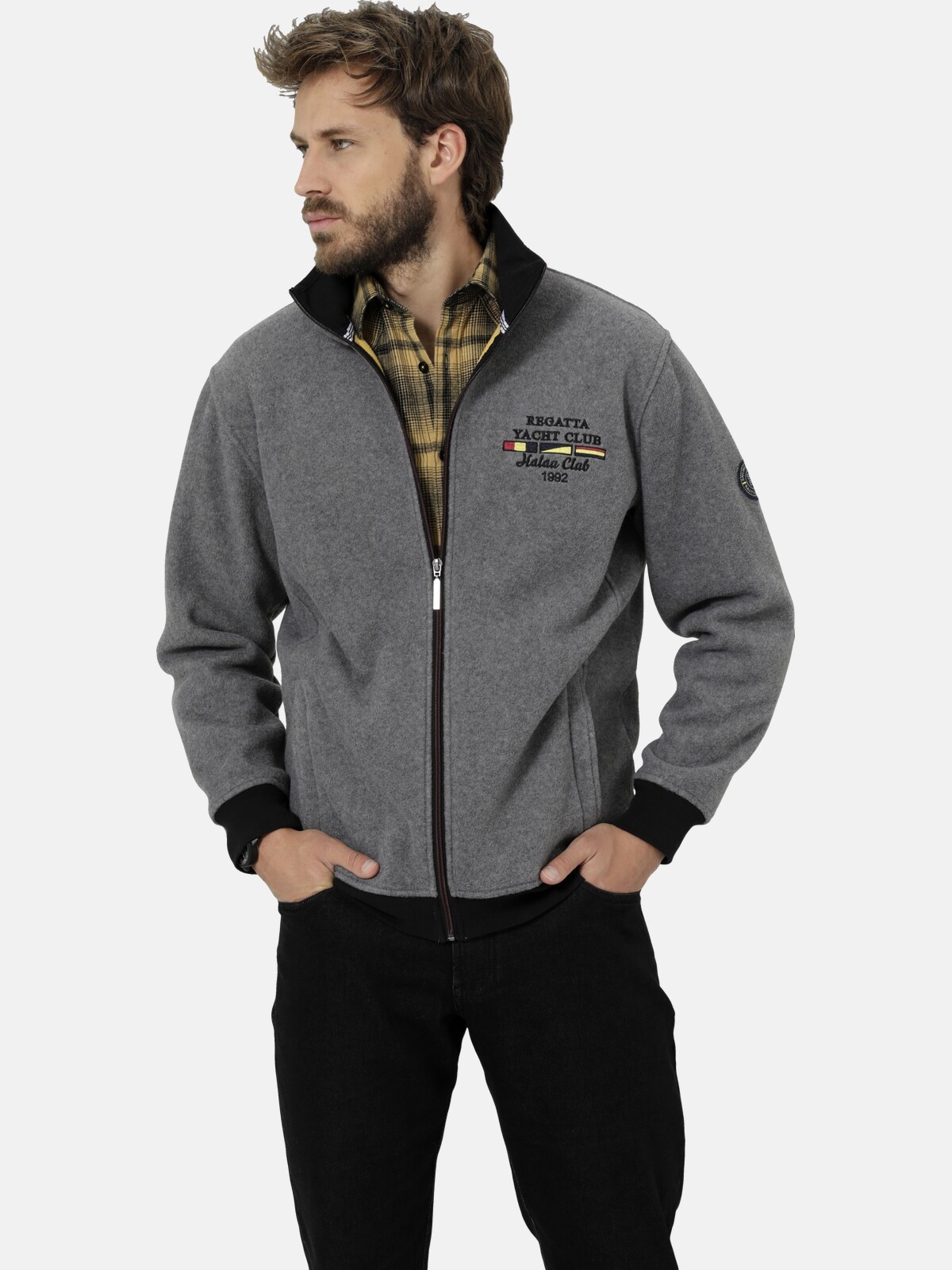 Babista Sweatjacke »Fleecejacke FIORILATO«, mit Brust-Stickerei