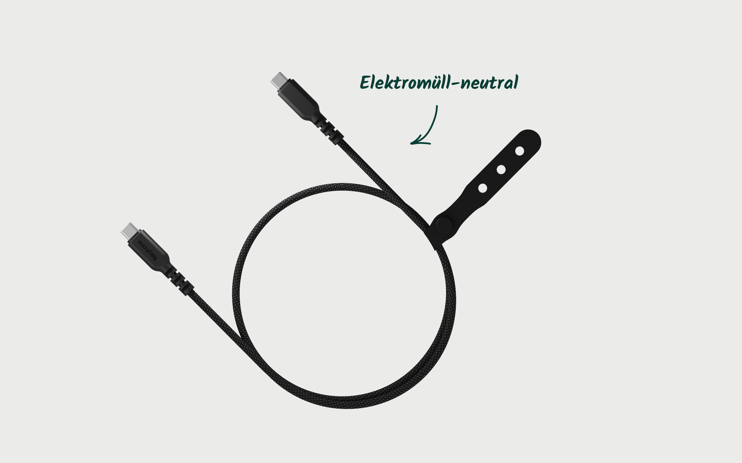 Fairphone Smartphone-Kabel »USB-C 3.2 Long Life Lade- und Datenkabel (20 Gb/s) 1 m«, USB Typ C, USB-C, 100 cm