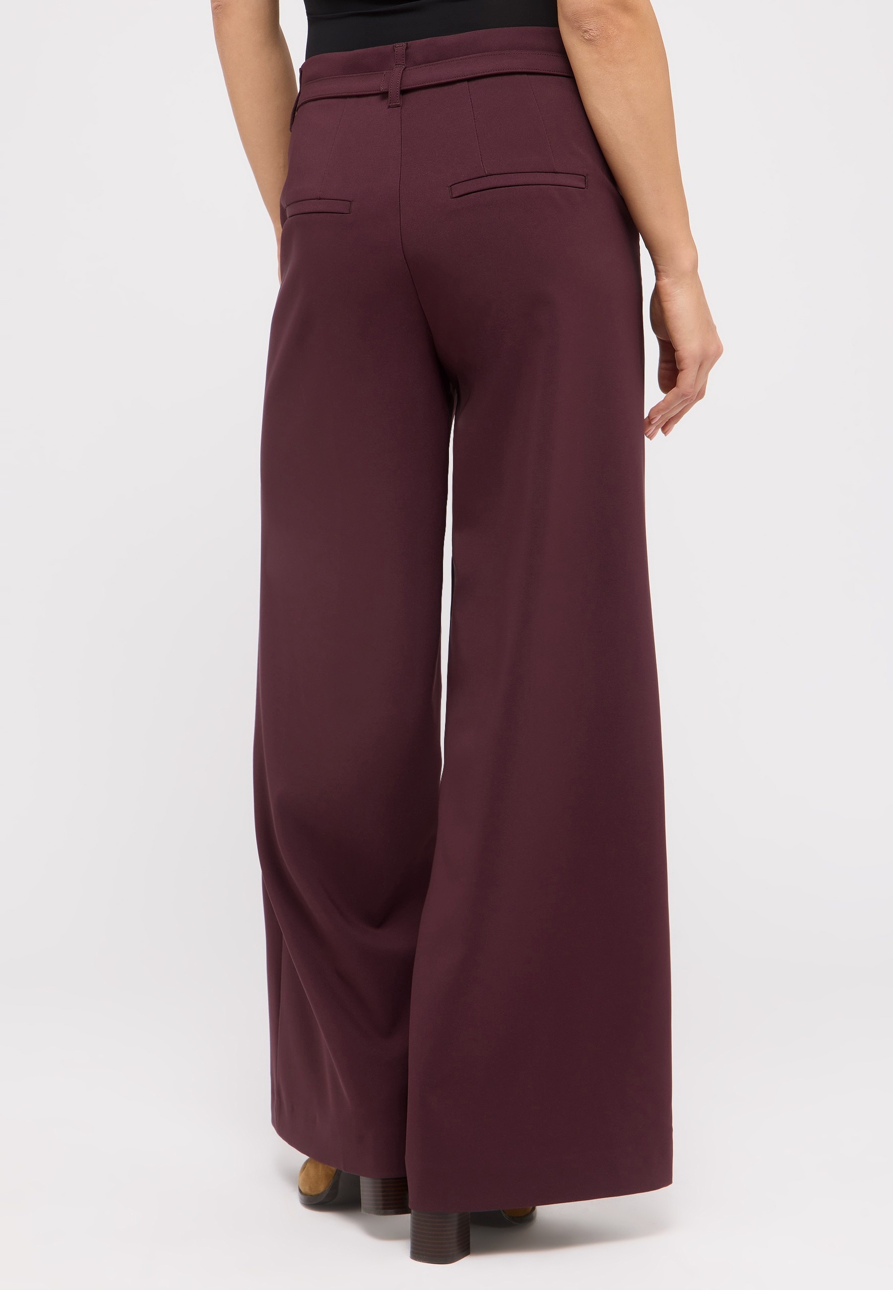 ANGELS Stoffhose »LIVA SLEEK«  Hose Liva Chic Belt mit eingebautem Gürtel