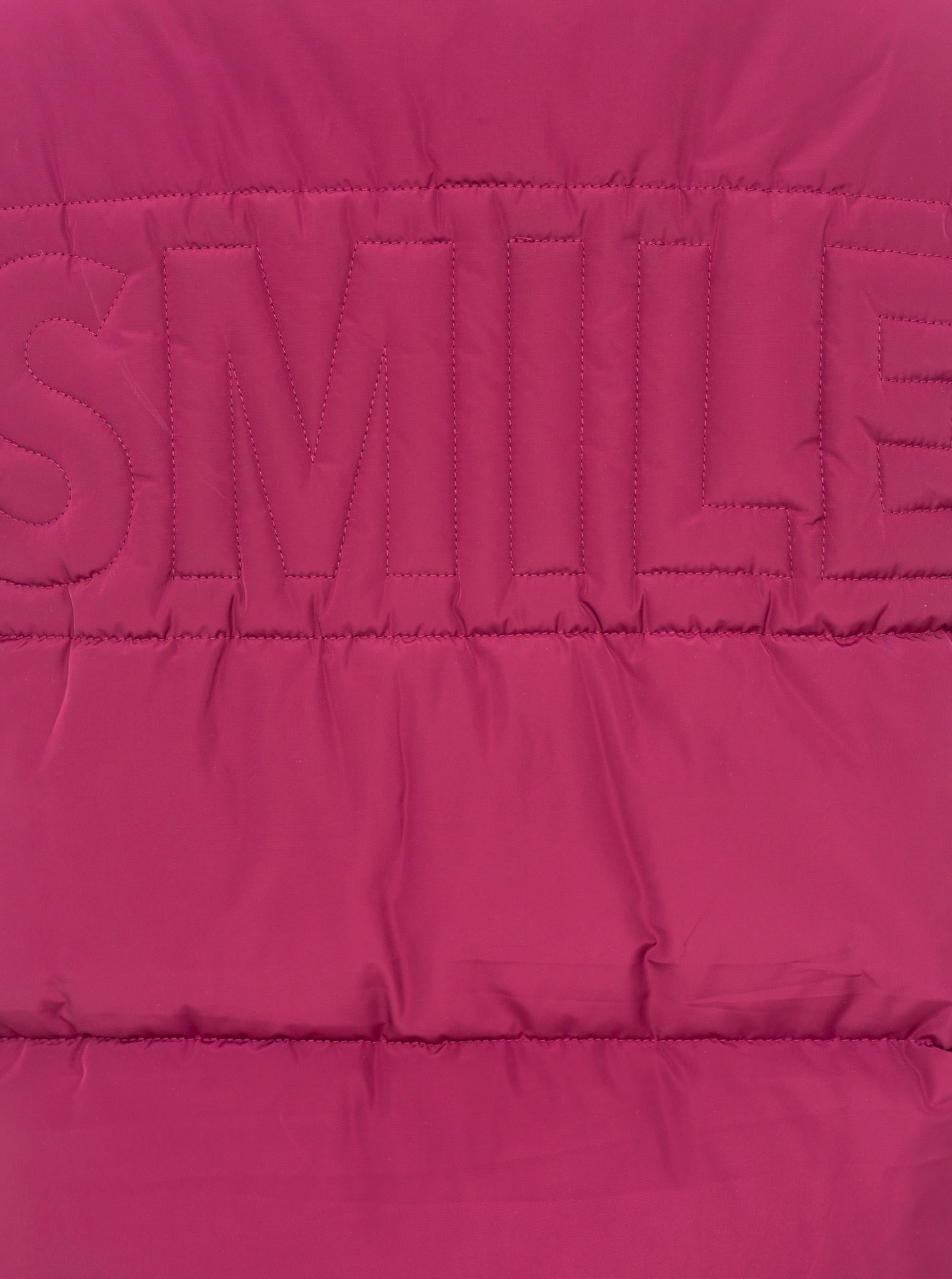 Zwillingsherz Steppweste »"Smile"«, Smile-Steppung hinten, Zippern seitlich, Kapuze, Kordelzug