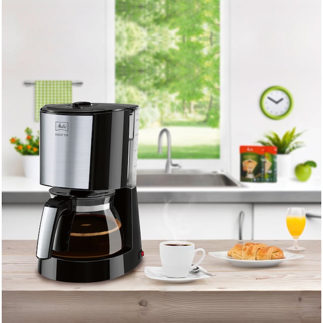 Melitta Filterkaffeemaschine »Enjoy Top 1017-04«, 1,25 l Kaffeekanne,  Papierfilter, 1x4, mit Glaskanne online kaufen | BAUR