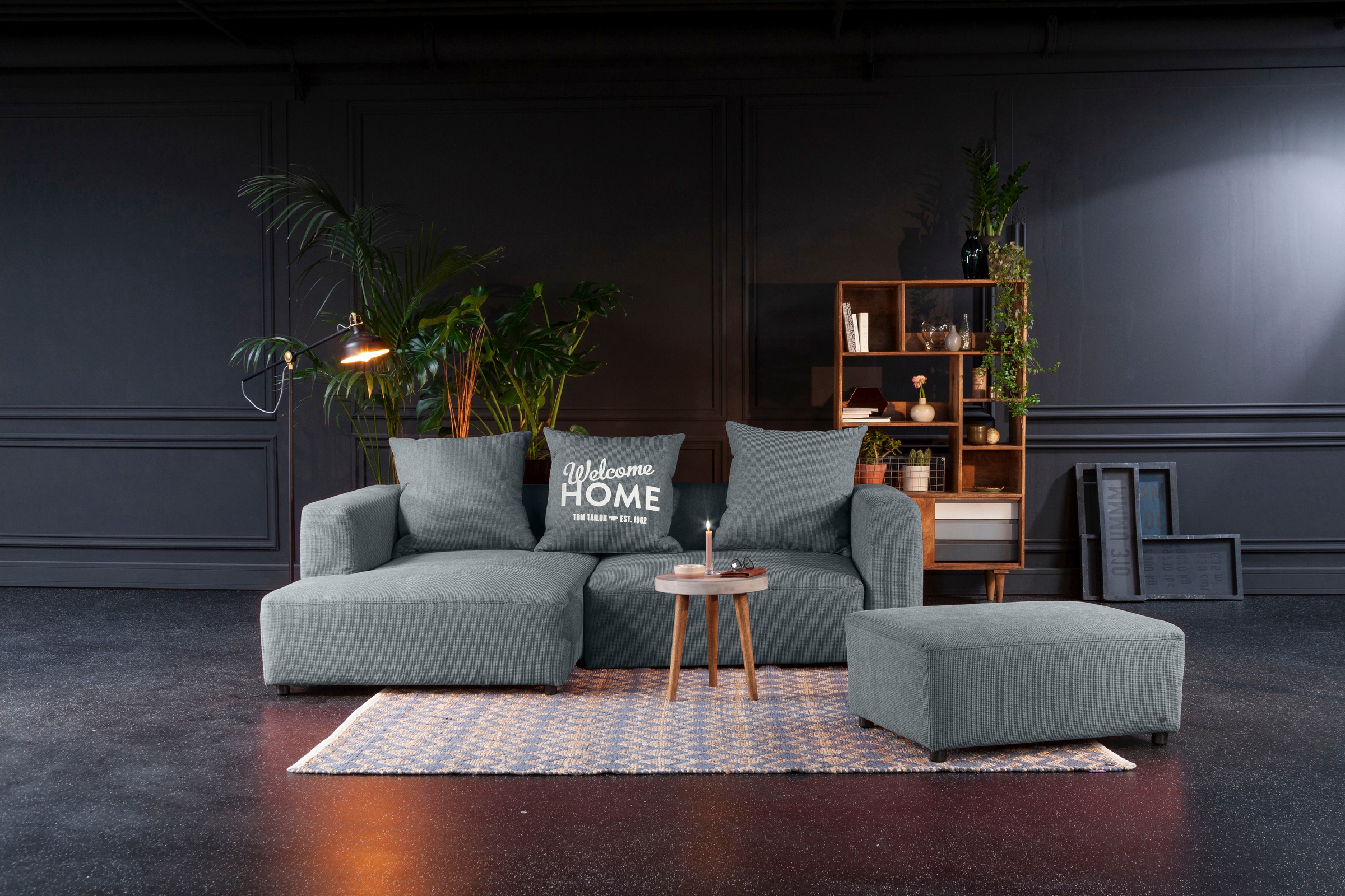 TOM TAILOR HOME Ecksofa »HEAVEN CASUAL S«, aus der COLORS COLLECTION, wahlweise mit Bettfunktion & Bettkasten