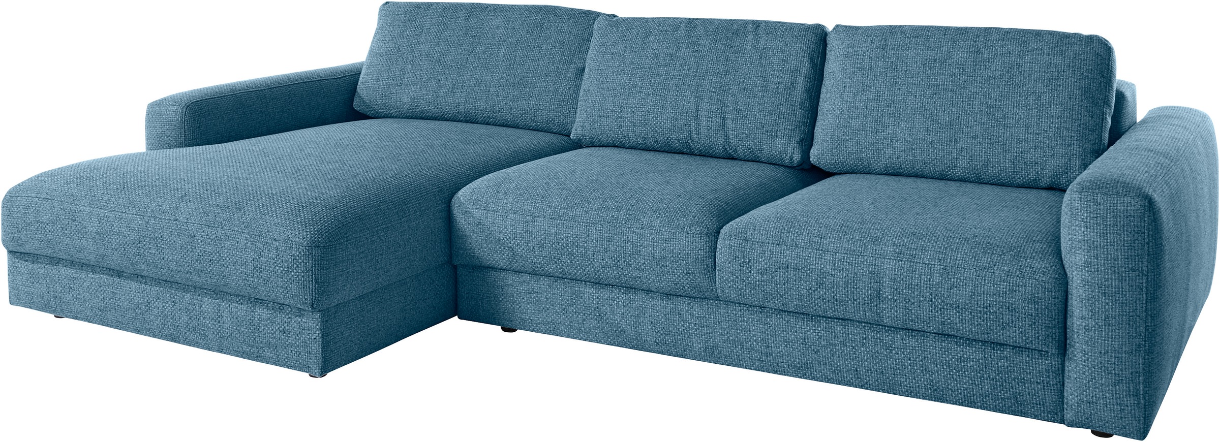 Places of Style Ecksofa »Bloomfield, L-Form«, extra tiefe Sitzfläche, wahlweise mit Sitztiefenverstellung