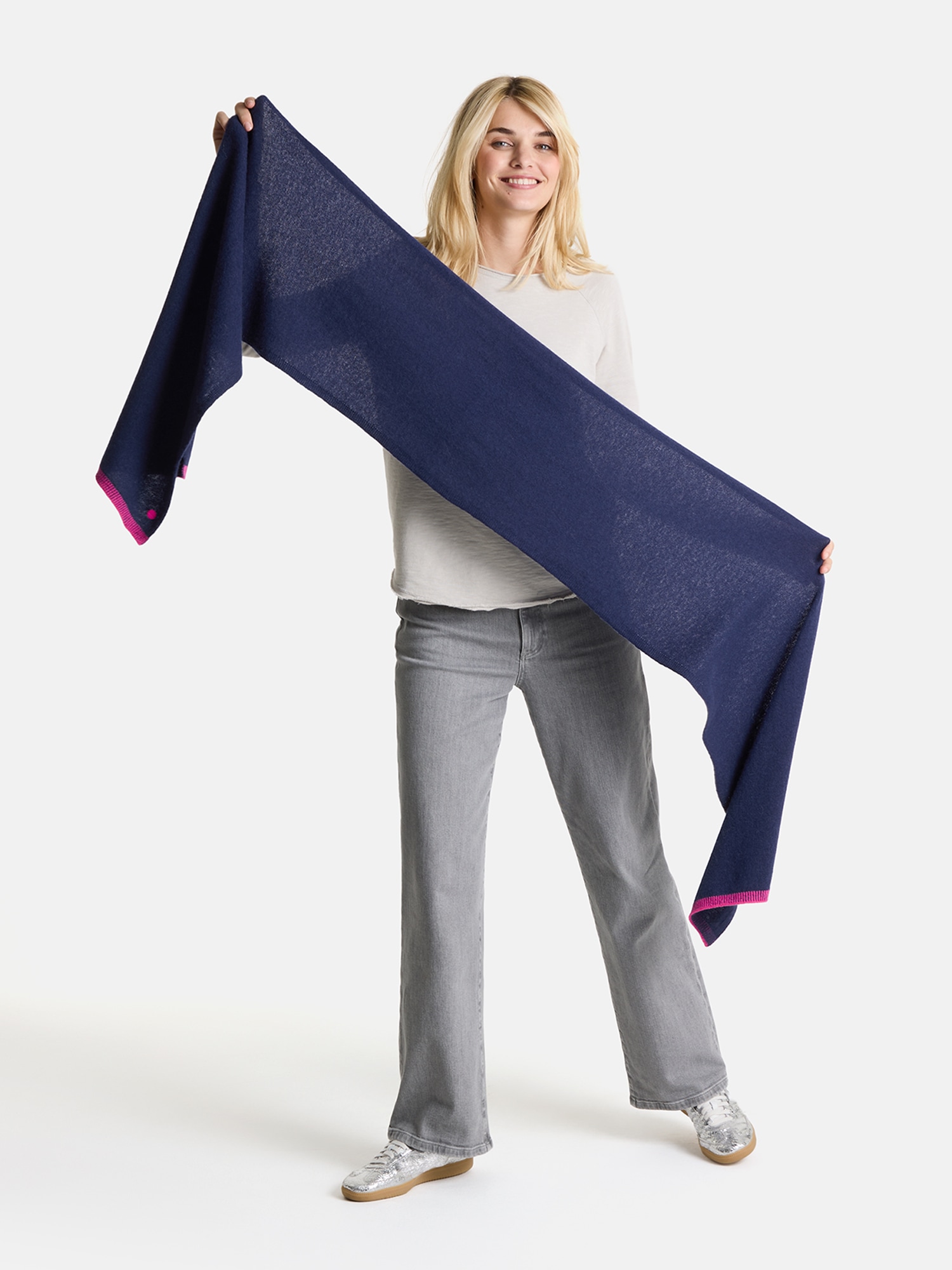 Lieblingsstück Schal »Damen-Strickschal« aus Wolle und Kaschmir