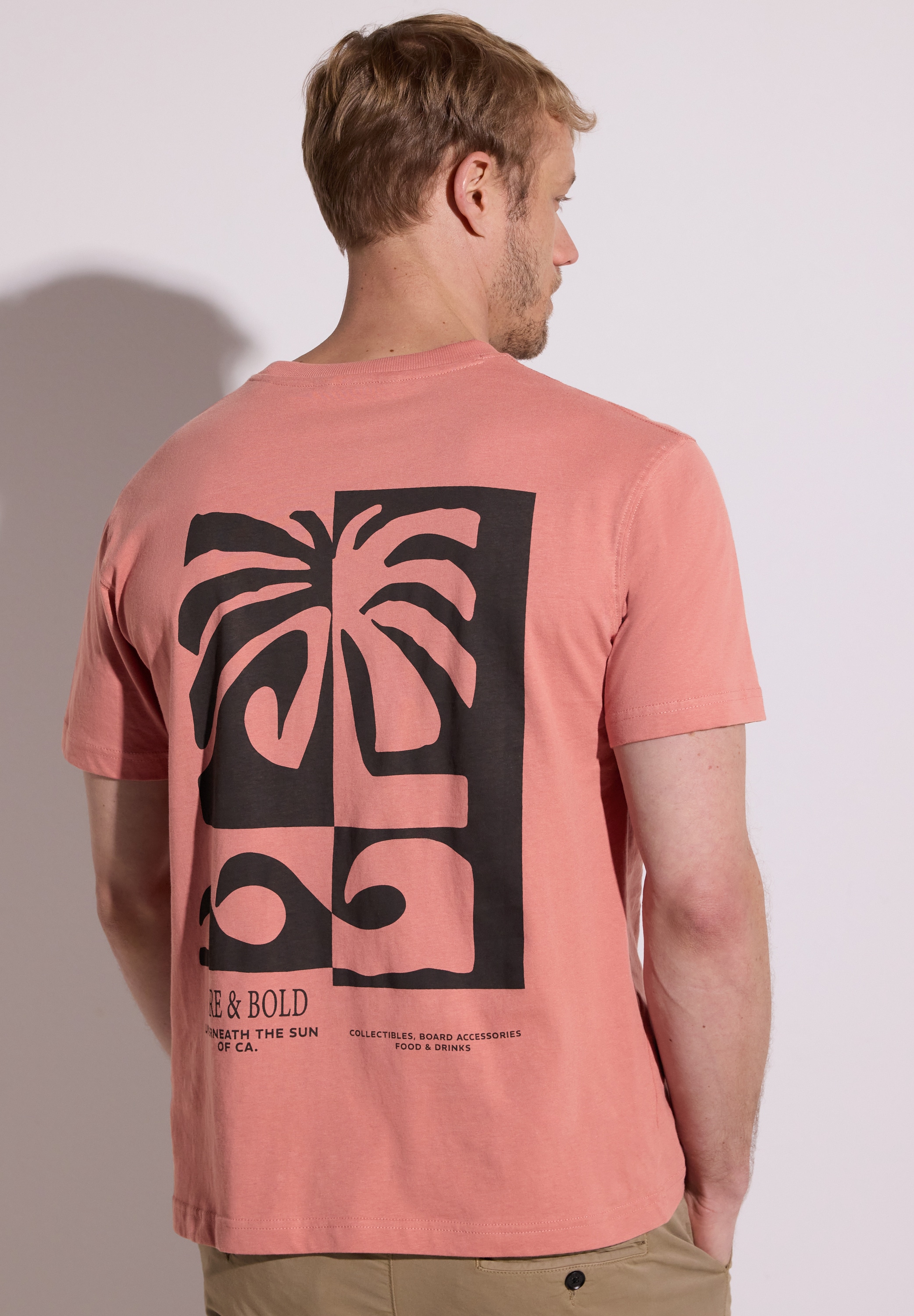 STREET ONE MEN T-Shirt mit Rundhalsausschnitt