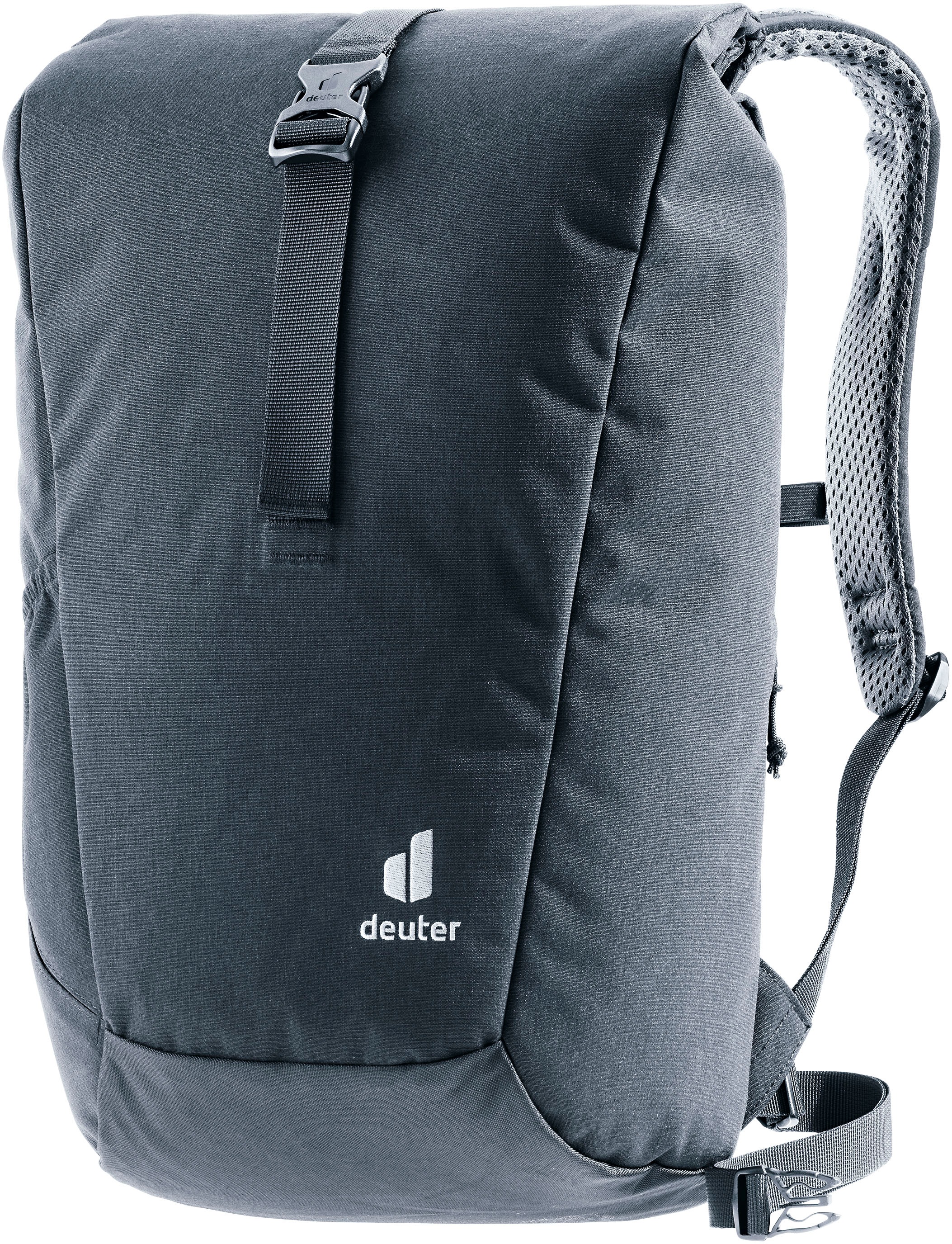 Freizeitrucksack DEUTER "STEPOUT 22 L", schwarz, Rucksäcke, B/H/T: 27cm x 46cm x 21cm, Web, Polyester, unifarben, Freizeitrucksack, für Sportmode, Outdoormode und Streetwear, mit 22 Liter Volumen, B:27cm H:46cm T:21cm