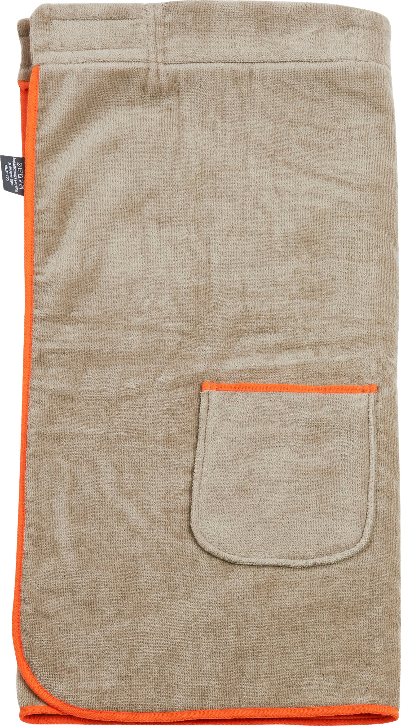 done.® Sarong »Kuuma, ideal für Sauna & Spa« mit Klettverschluss und Reißverschluss-Tasche