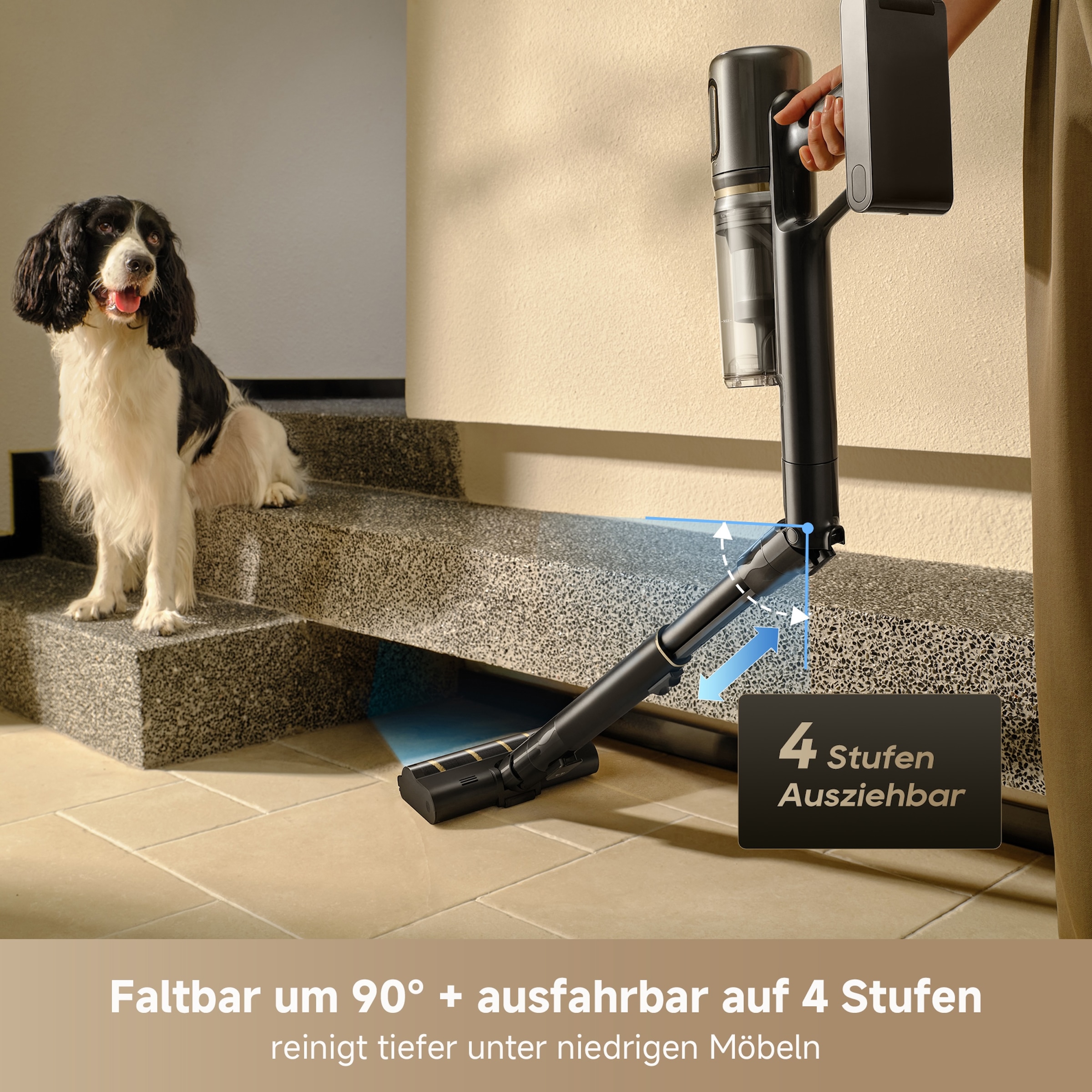 Dreame Akku-Stielstaubsauger »V20 Pro« kabellos mit Lithium-Ionen Akku, mit 90 Minuten Laufzeit